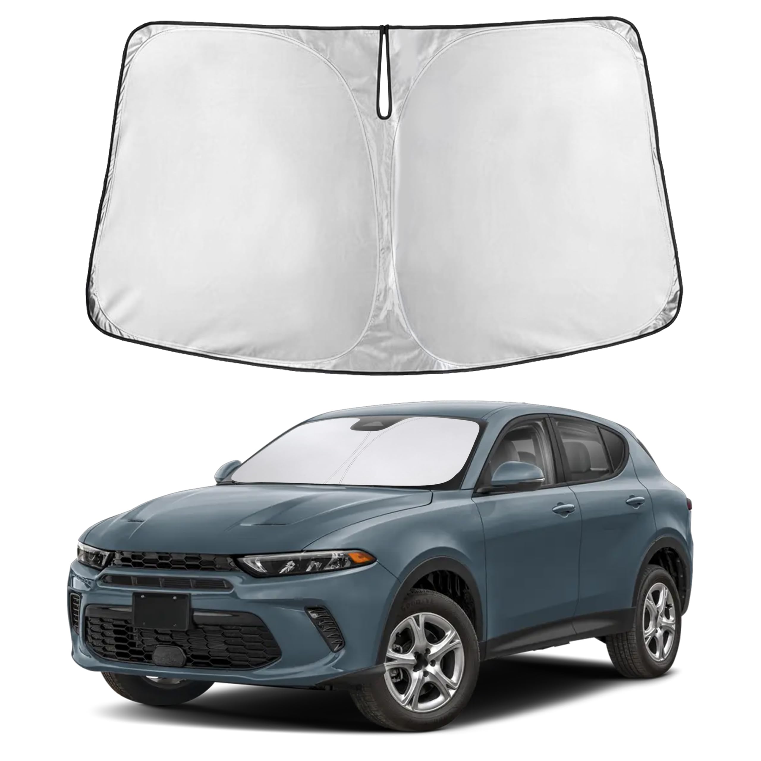 Reflective RV Windshield Sunshade for UV & Heat Protection