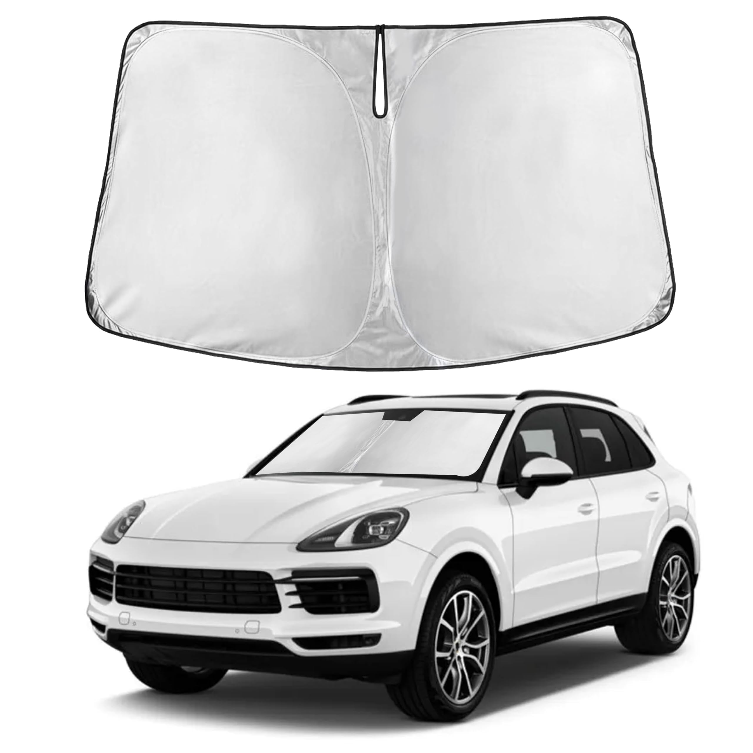 Front Windshield Sun Shade & Car Window Sun Visor