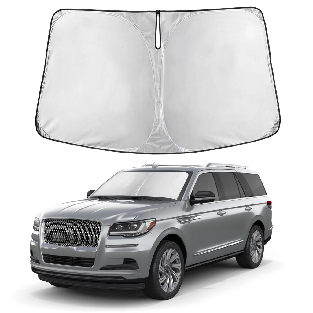 Front Windshield Sun Shade & Car Window Sun Visor
