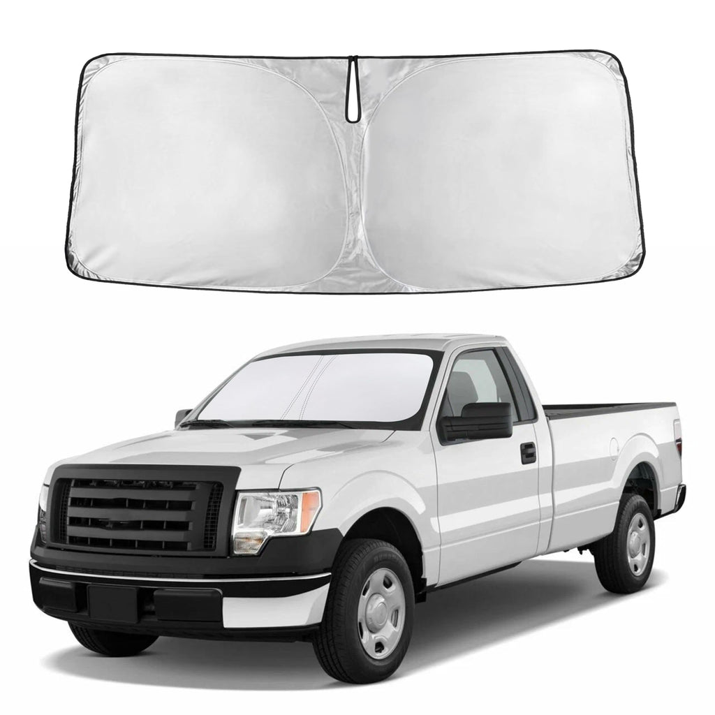 Front Windshield Sun Shade & Car Window Sun Visor