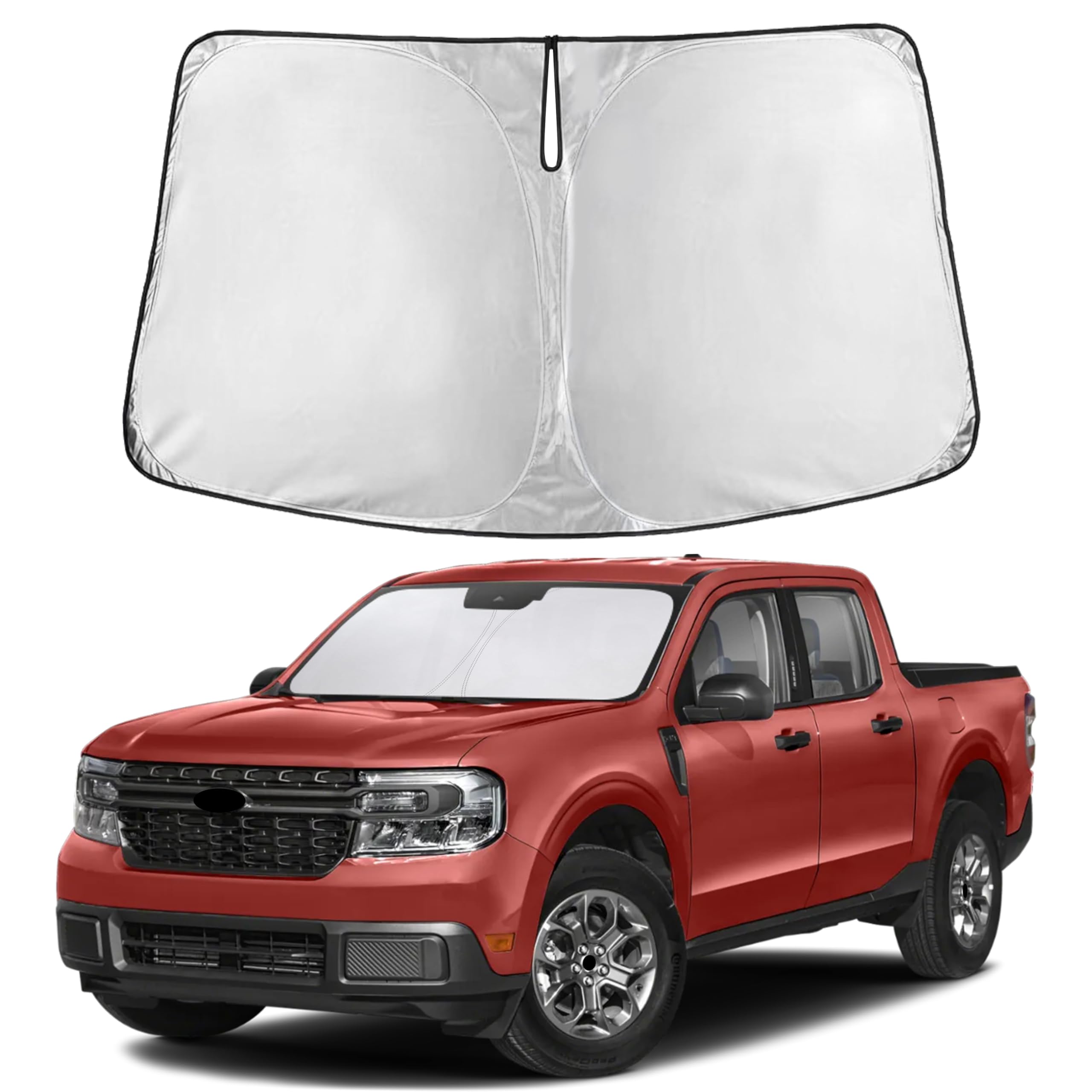 Reflective RV Windshield Sunshade for UV & Heat Protection