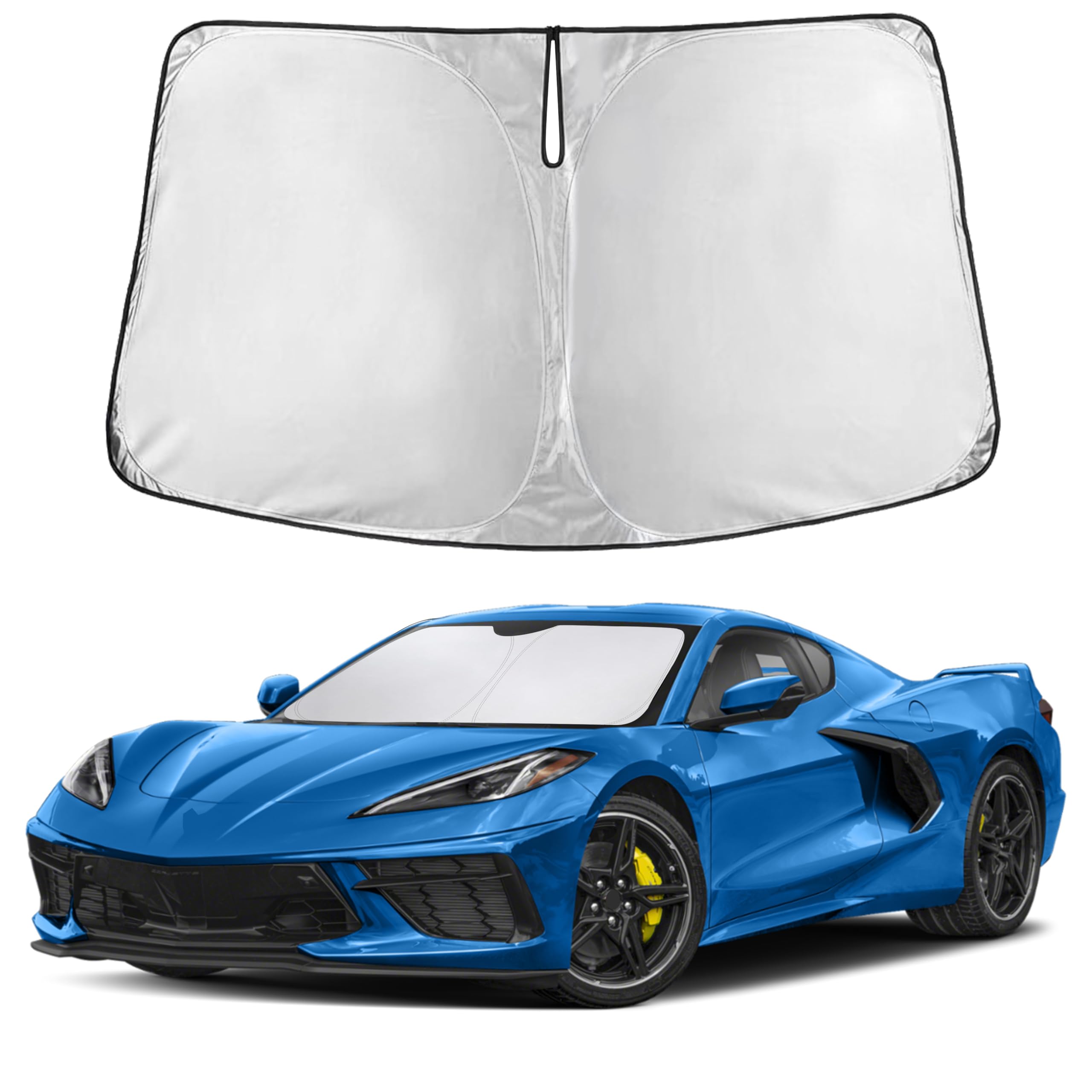 Reflective RV Windshield Sunshade for UV & Heat Protection