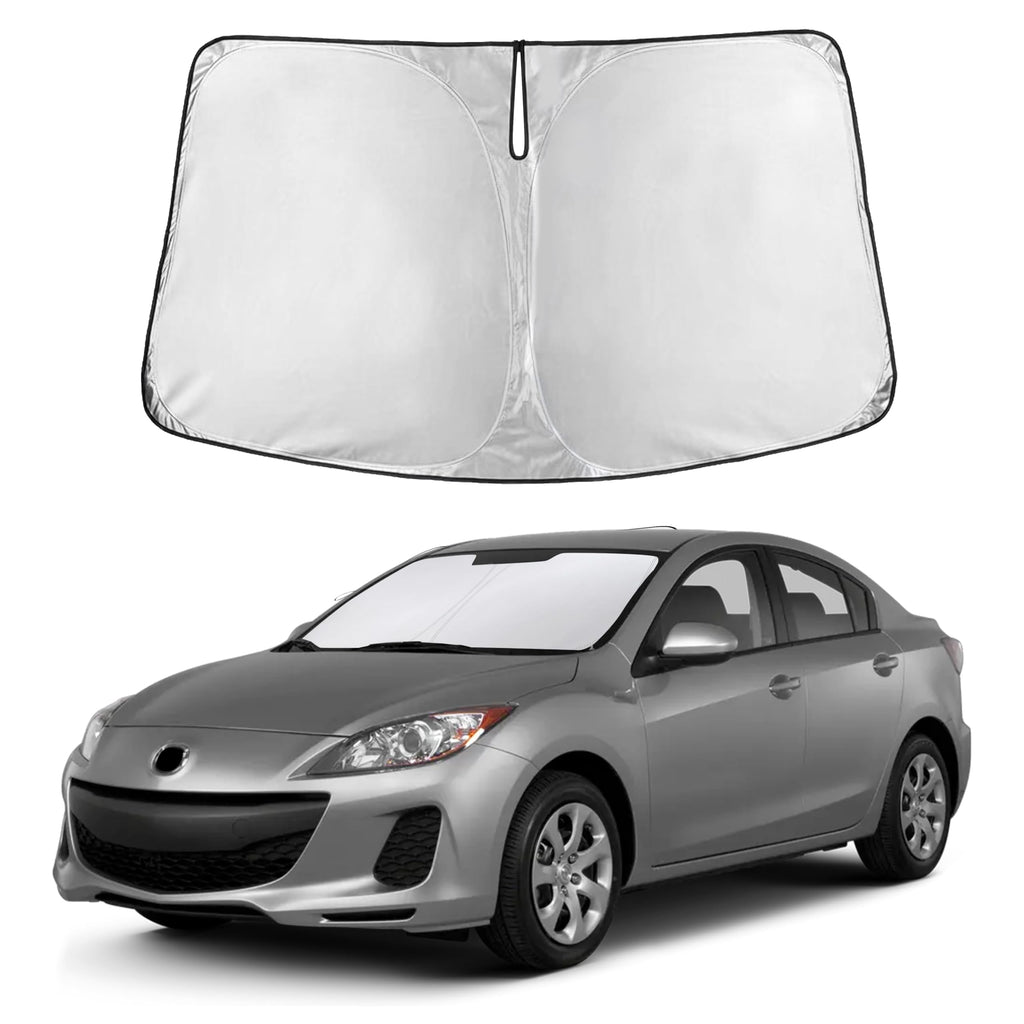 Front Windshield Sun Shade & Car Window Sun Visor