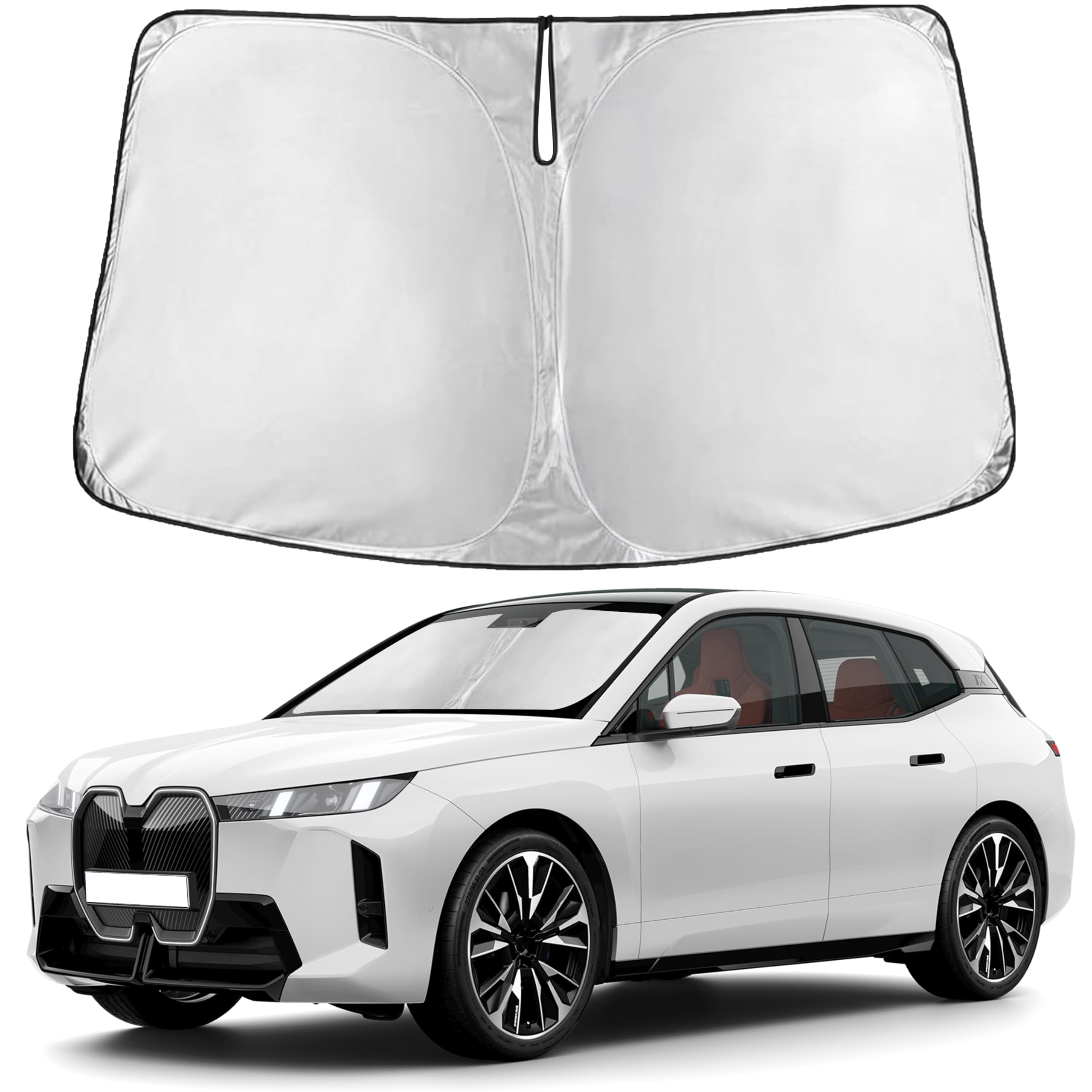 Reflective RV Windshield Sunshade for UV & Heat Protection