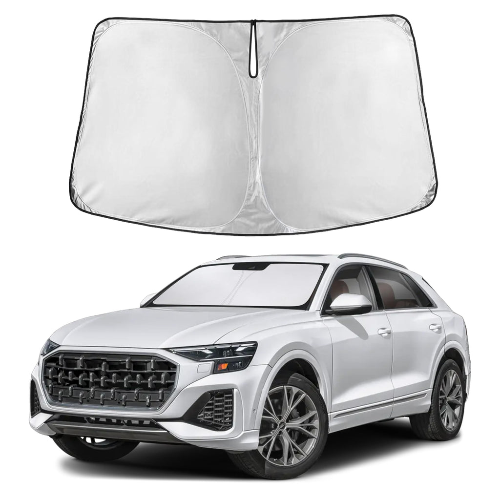 Front Windshield Sun Shade & Car Window Sun Visor