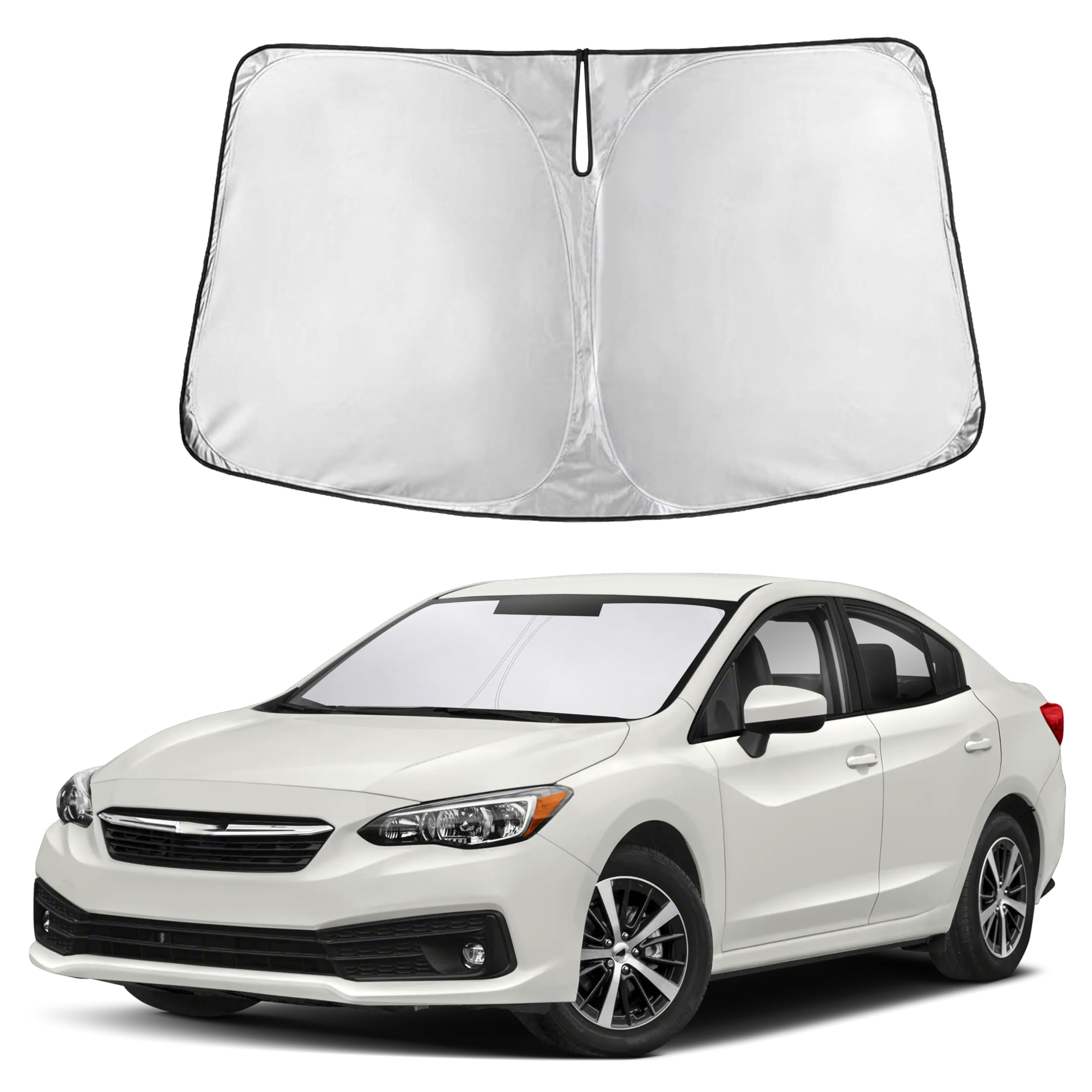Front Windshield Sun Shade & Car Window Sun Visor
