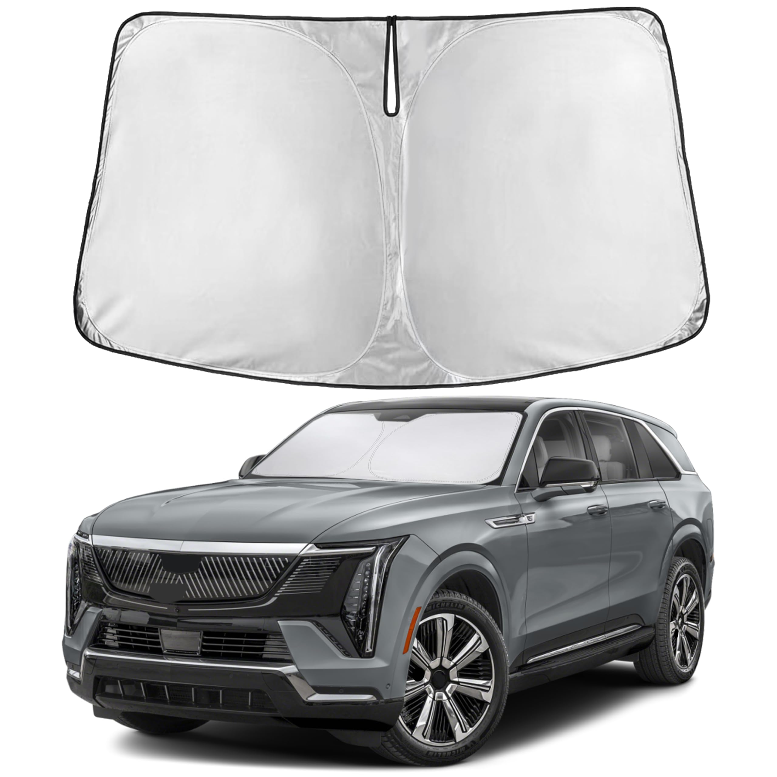 Reflective RV Windshield Sunshade for UV & Heat Protection