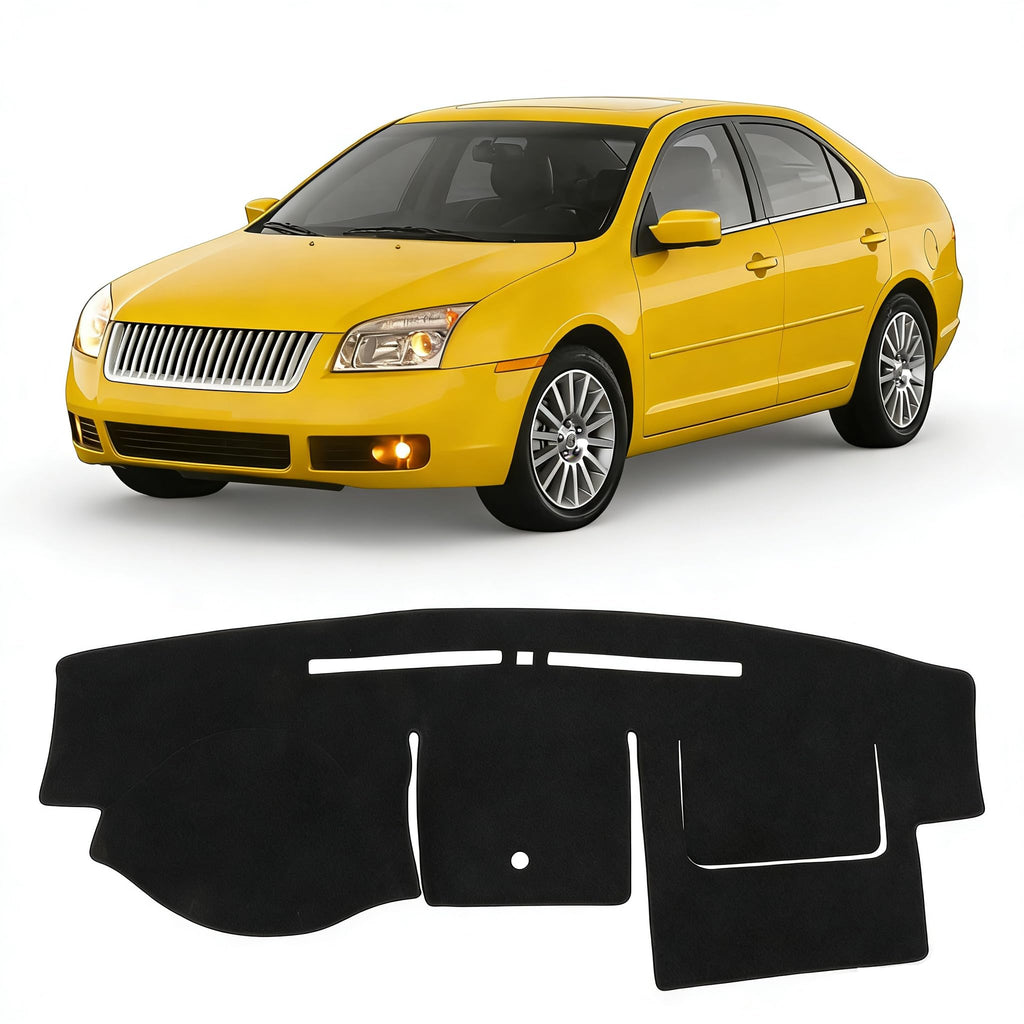 Gray & Black Non-Slip Dashboard Cover for Left-Hand Drive