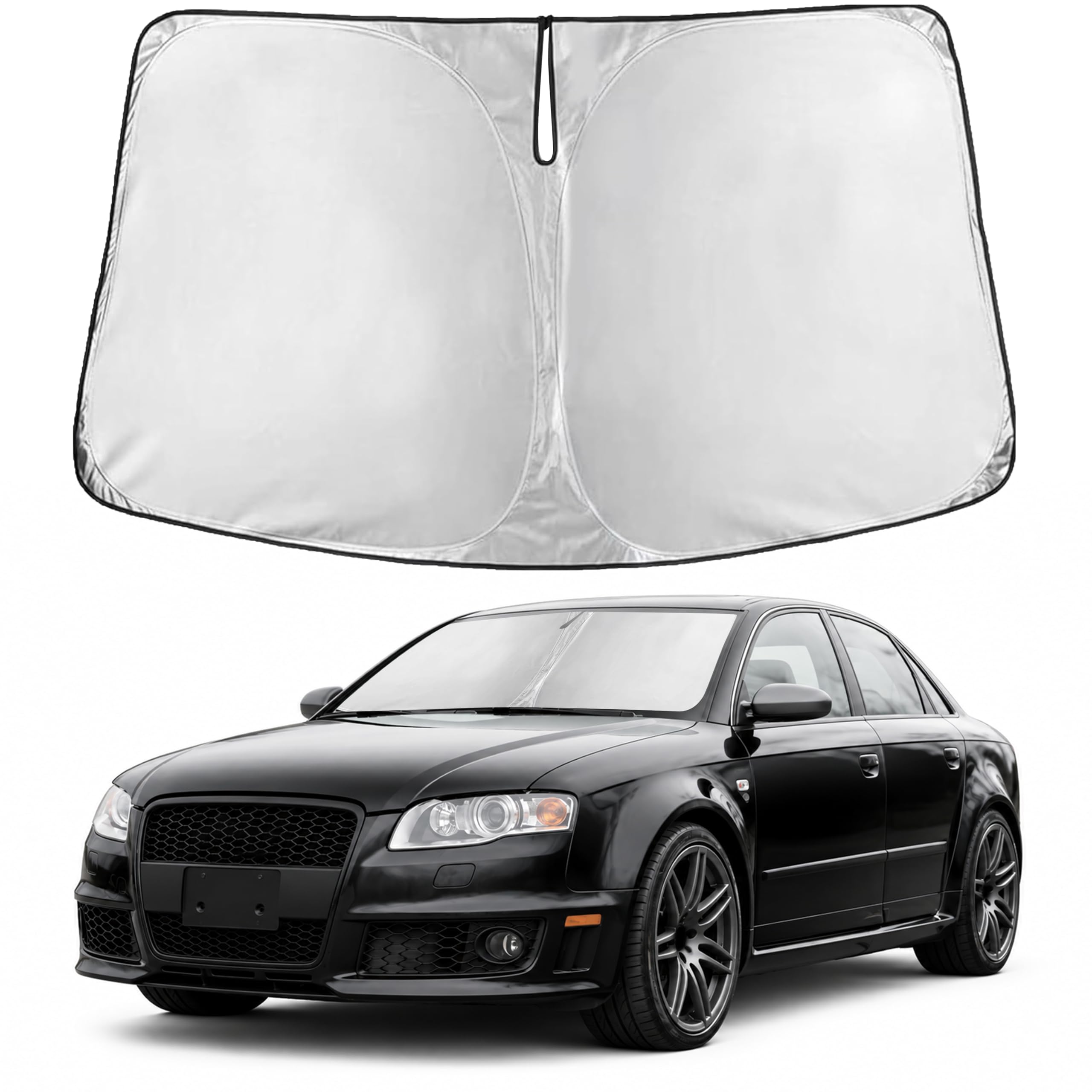 Reflective RV Windshield Sunshade for UV & Heat Protection