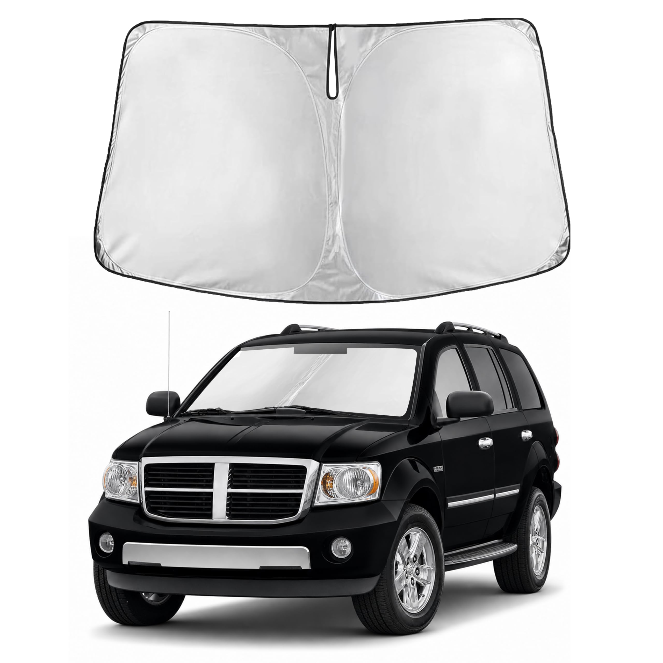 Reflective RV Windshield Sunshade for UV & Heat Protection