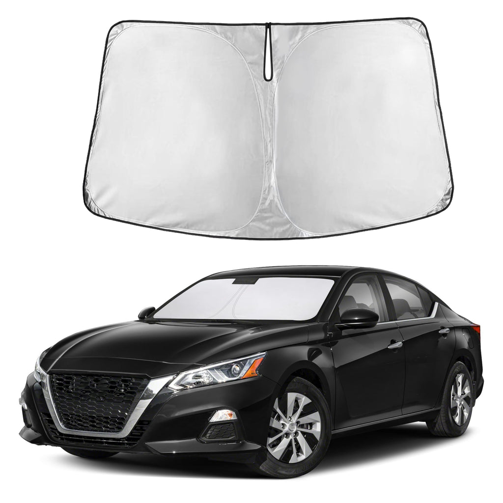 Front Windshield Sun Shade & Car Window Sun Visor