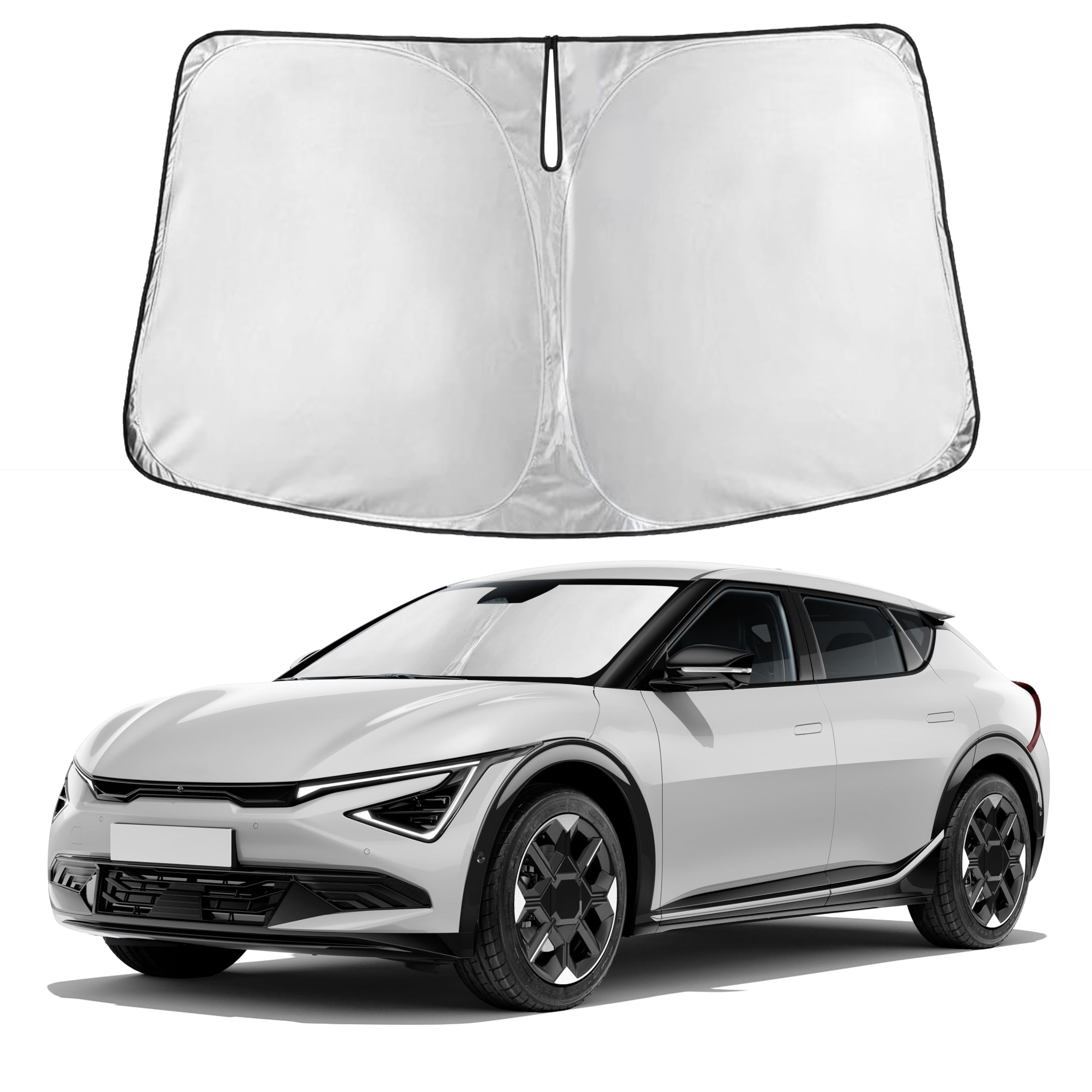 Front Windshield Sun Shade & Car Window Sun Visor