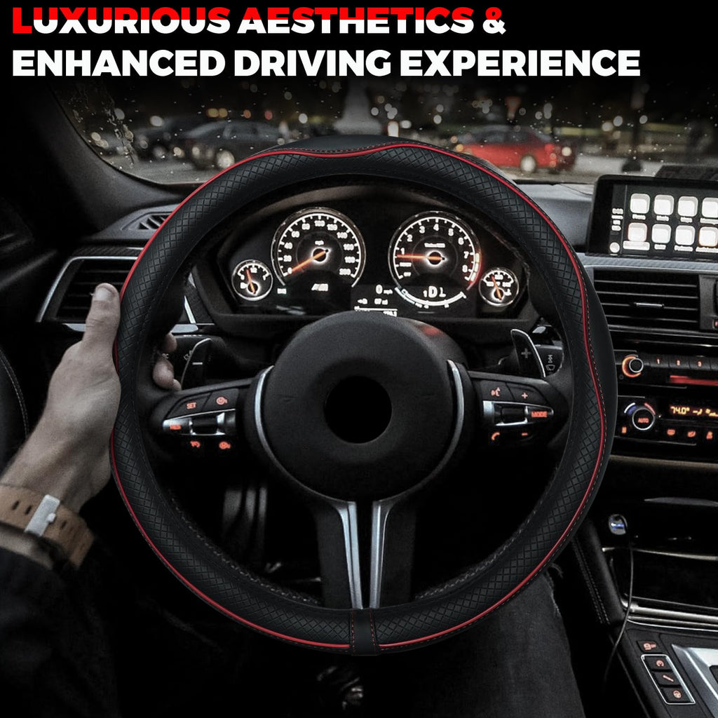 Durable Non-Slip Car Steering Wheel Cover for Daily Driving