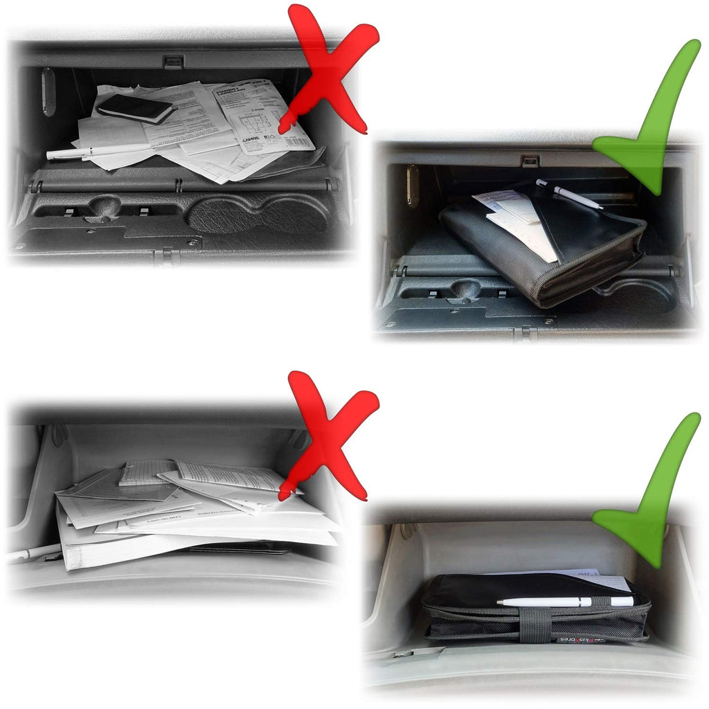 Universal Glove Box Organizer for Car Interior Storage