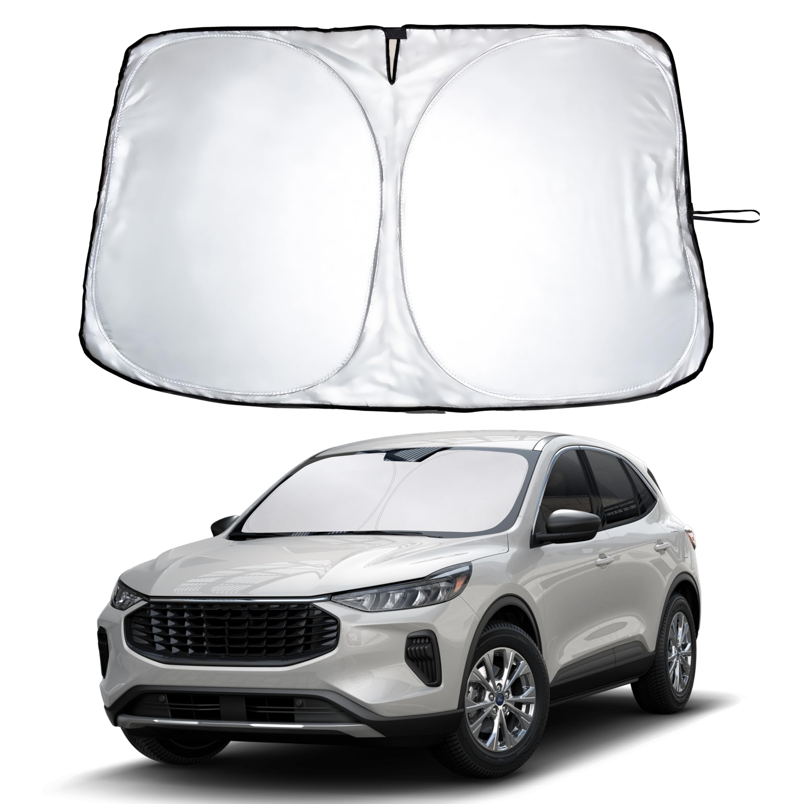 Reflective RV Windshield Sunshade for UV & Heat Protection