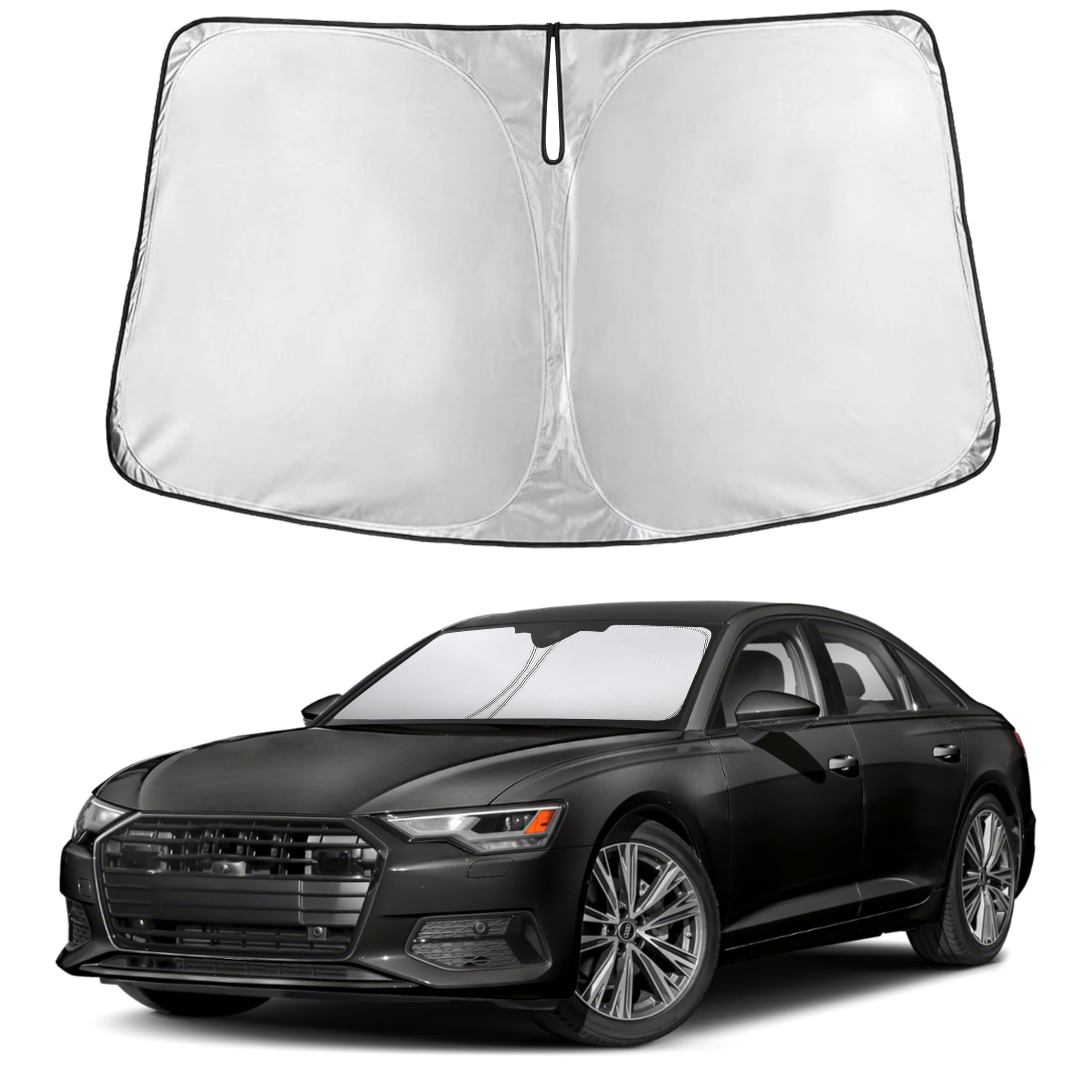 Reflective RV Windshield Sunshade for UV & Heat Protection