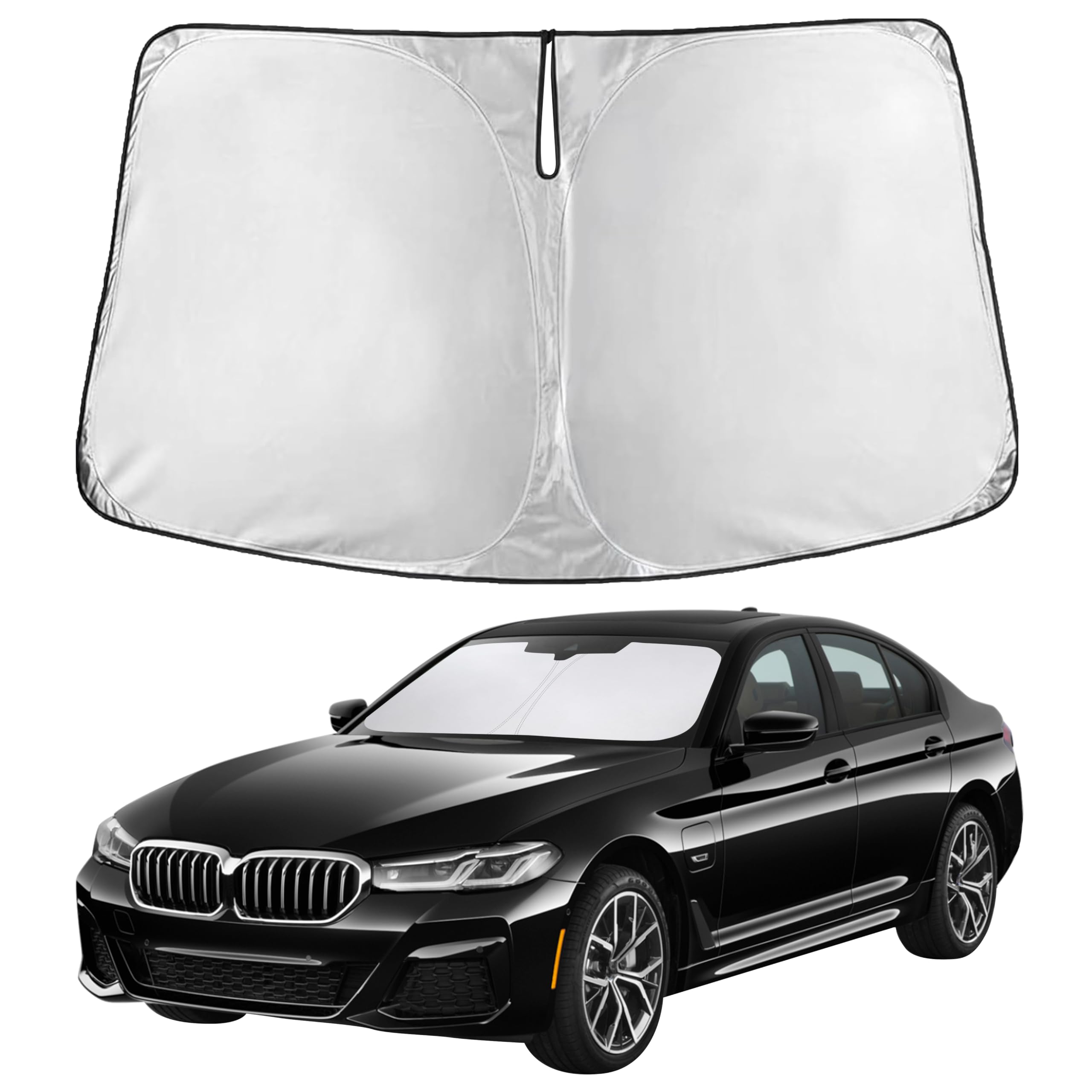 Reflective RV Windshield Sunshade for UV & Heat Protection