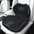 Memory Foam Car Seat Cushion & Lumbar Support Pillow