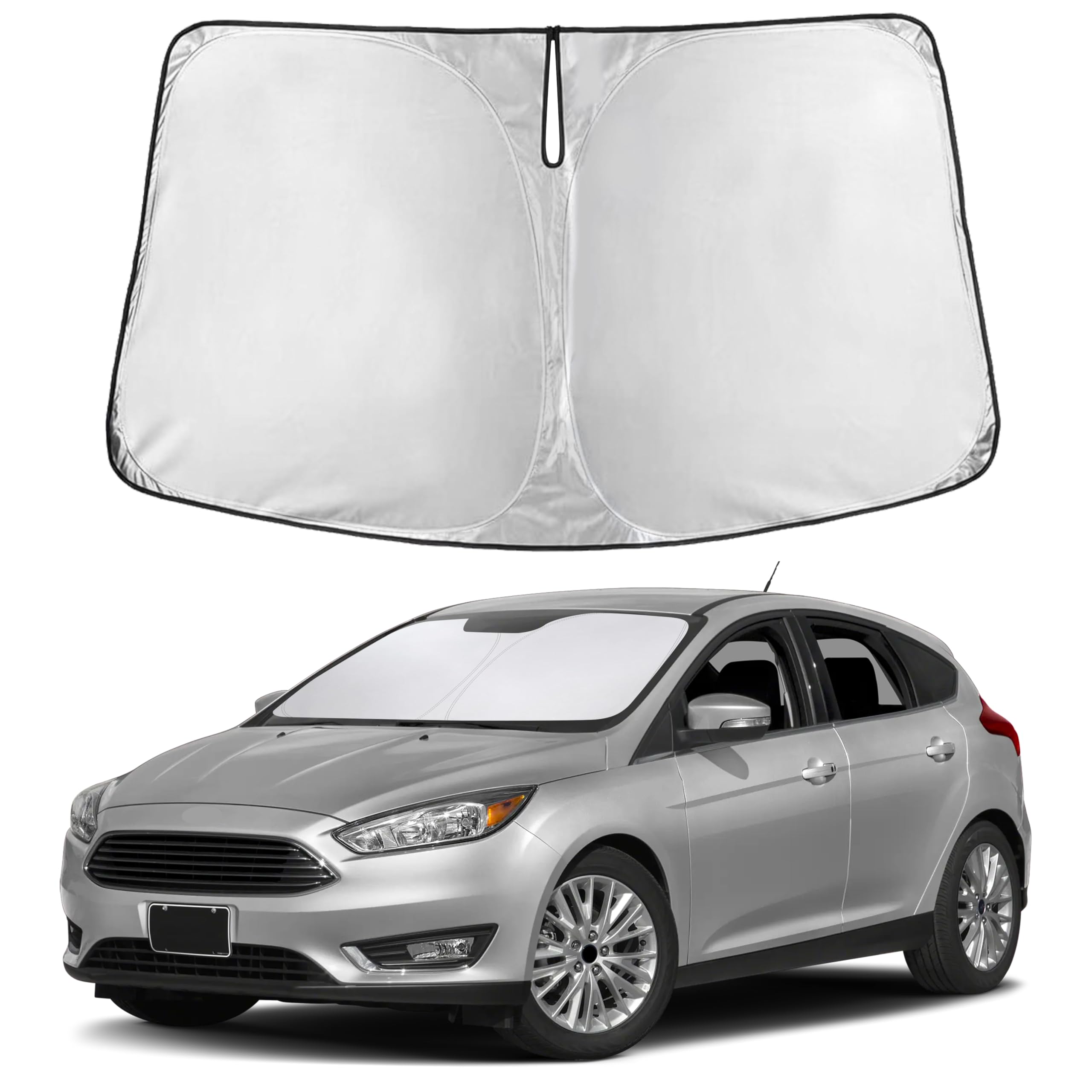 Reflective RV Windshield Sunshade for UV & Heat Protection