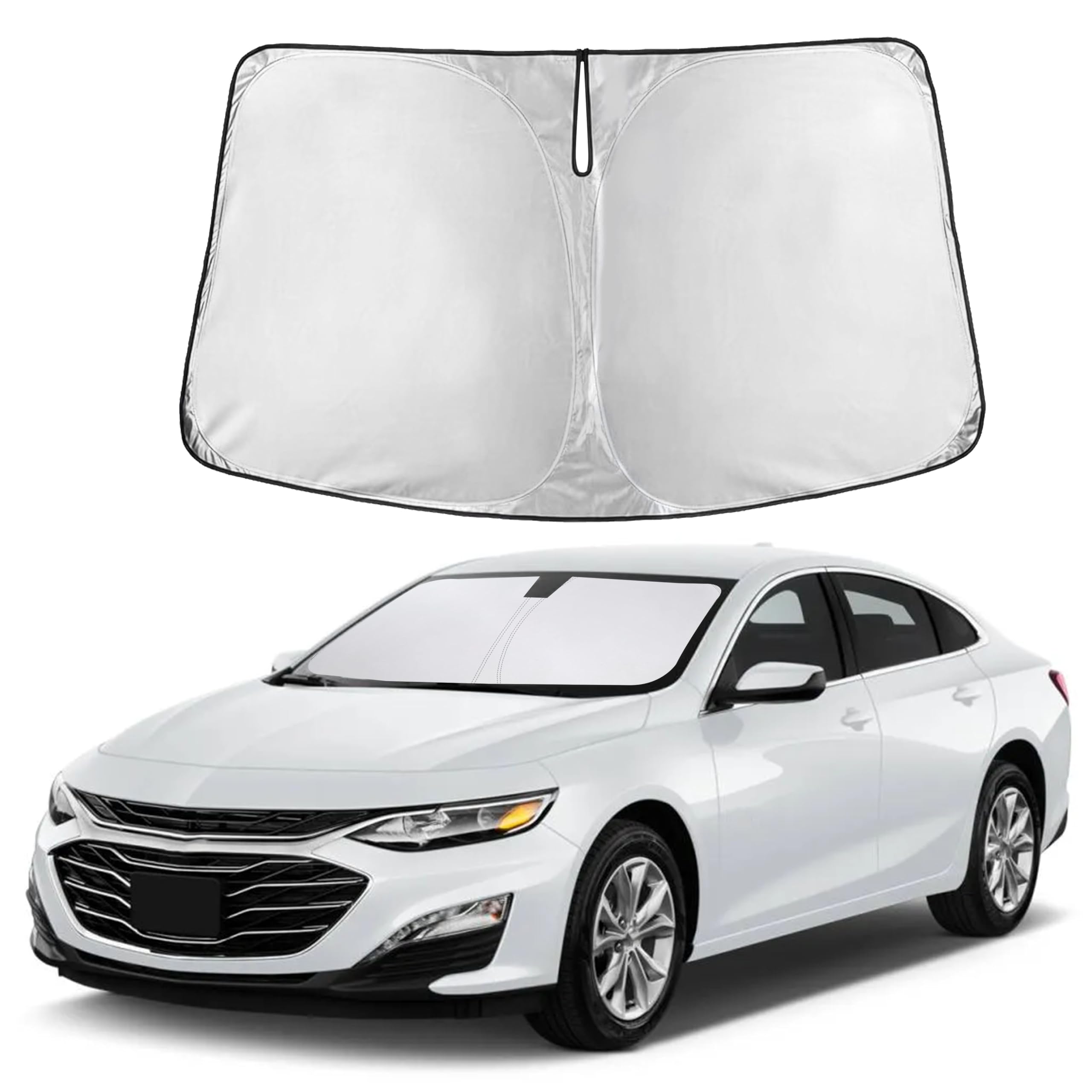 Front Windshield Sun Shade & Car Window Sun Visor