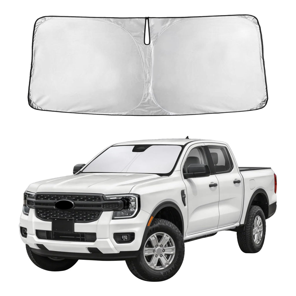 Front Windshield Sun Shade & Car Window Sun Visor