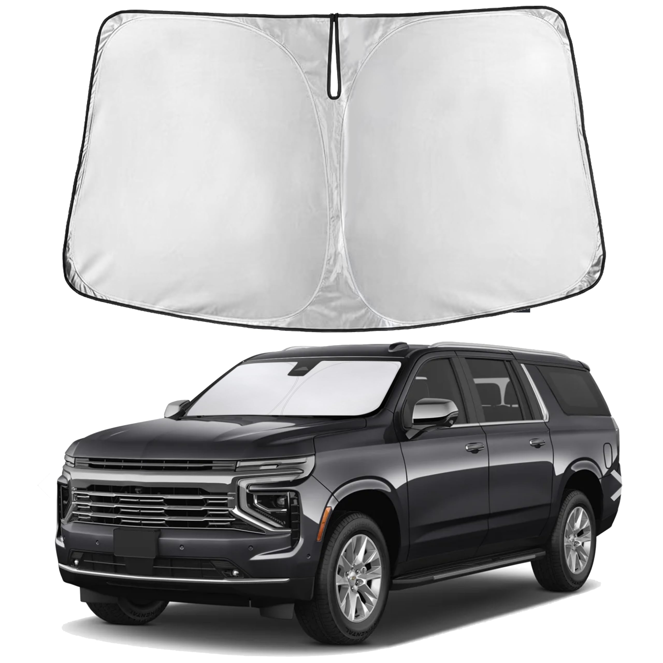Reflective RV Windshield Sunshade for UV & Heat Protection