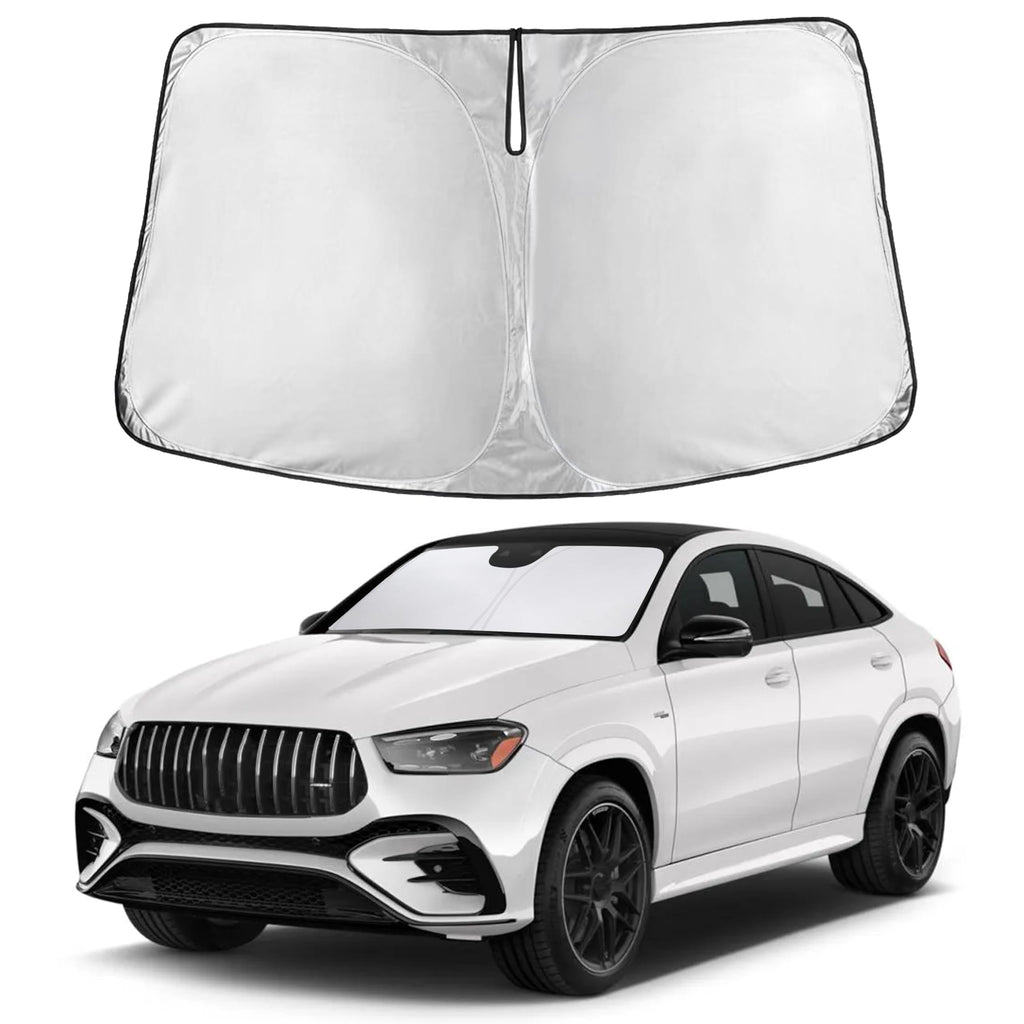 Front Windshield Sun Shade & Car Window Sun Visor