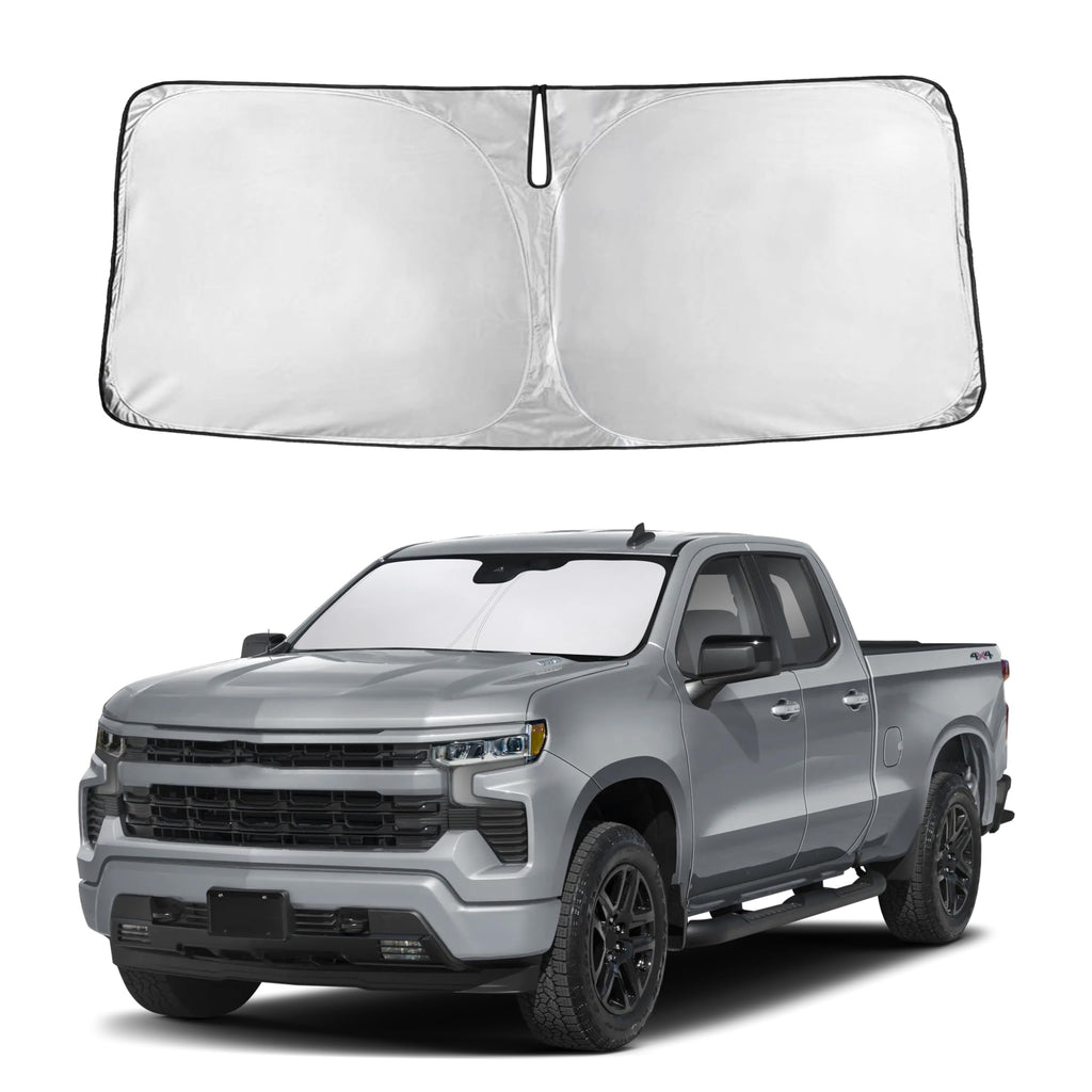 Front Windshield Sun Shade & Car Window Sun Visor