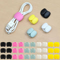 Multi-Pack Charging Cable Organizer Clips for Car & Travel