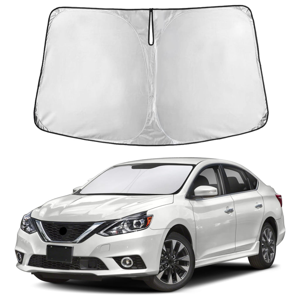 Front Windshield Sun Shade & Car Window Sun Visor