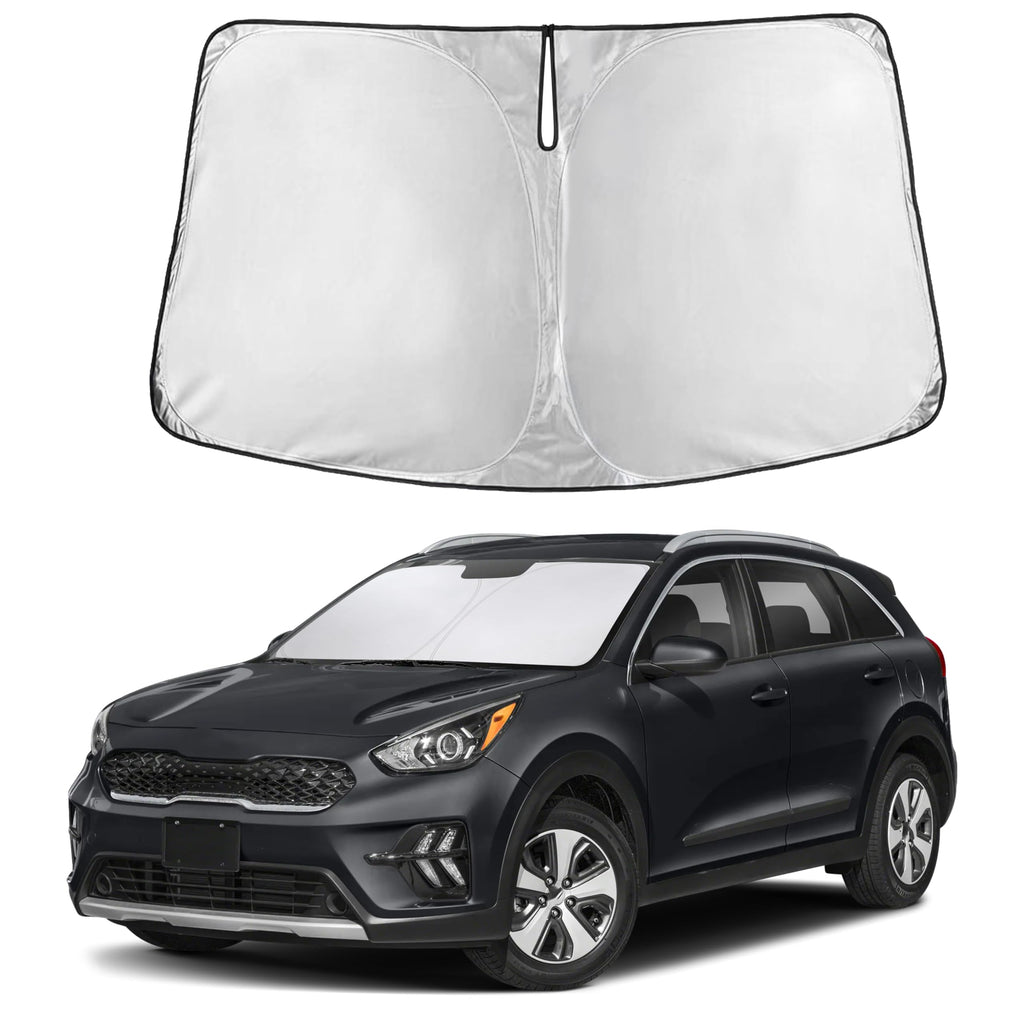 Front Windshield Sun Shade & Car Window Sun Visor