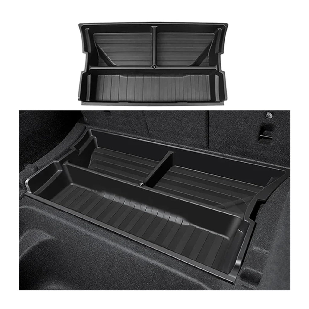 Rear Trunk Storage Organizer Bins for Tesla Model Y 2020–2024