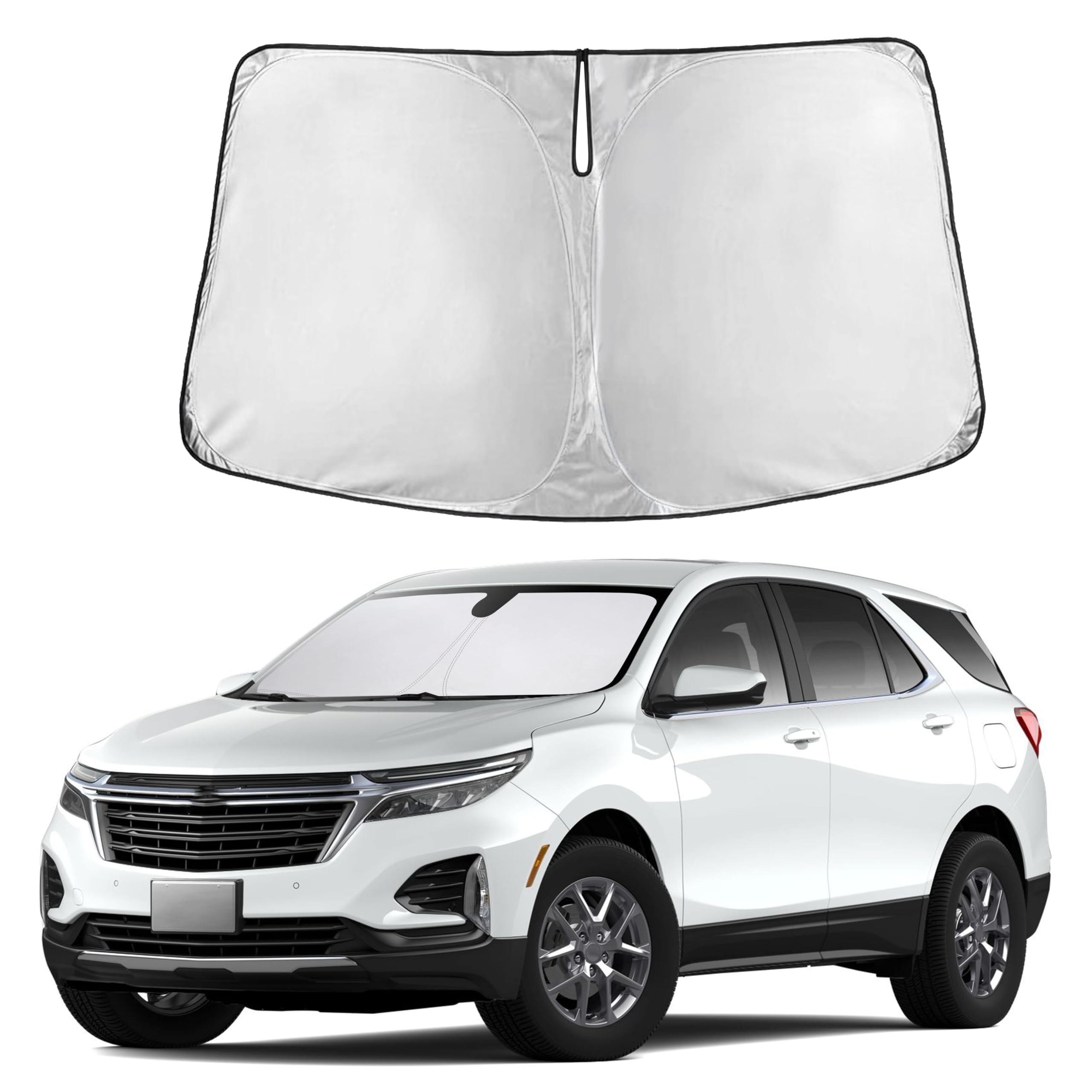 Front Windshield Sun Shade & Car Window Sun Visor