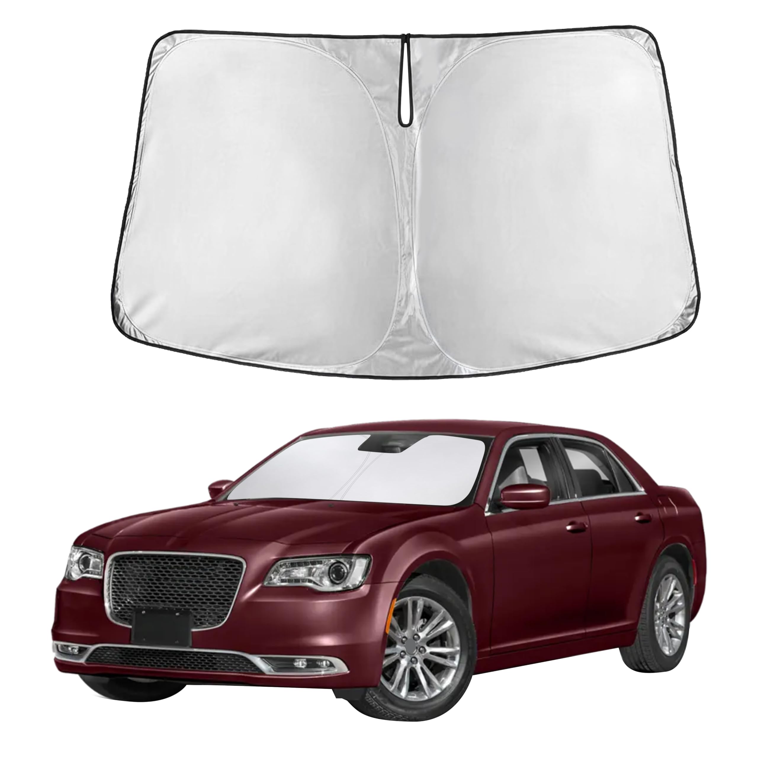 Front Windshield Sun Shade & Car Window Sun Visor