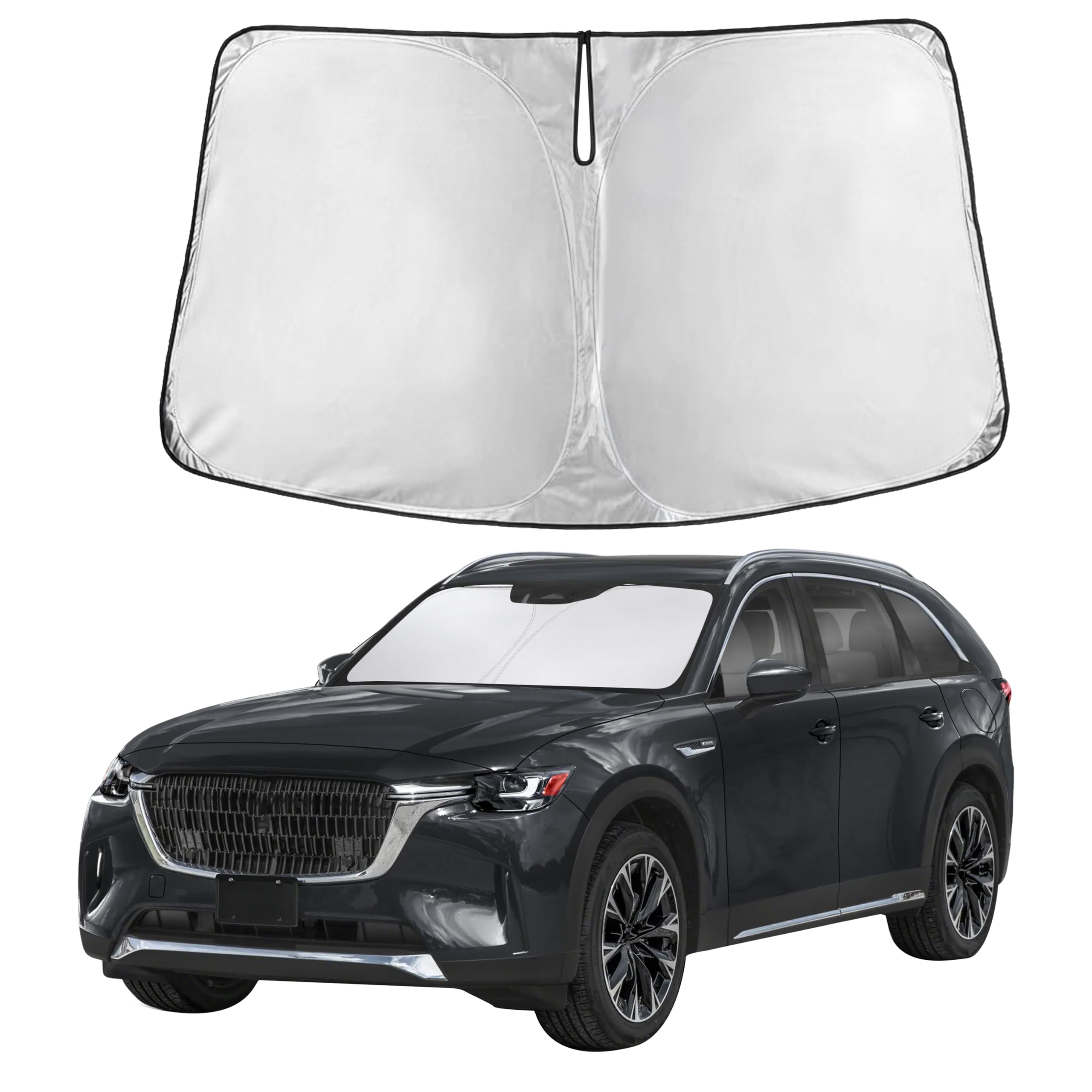 Front Windshield Sun Shade & Car Window Sun Visor