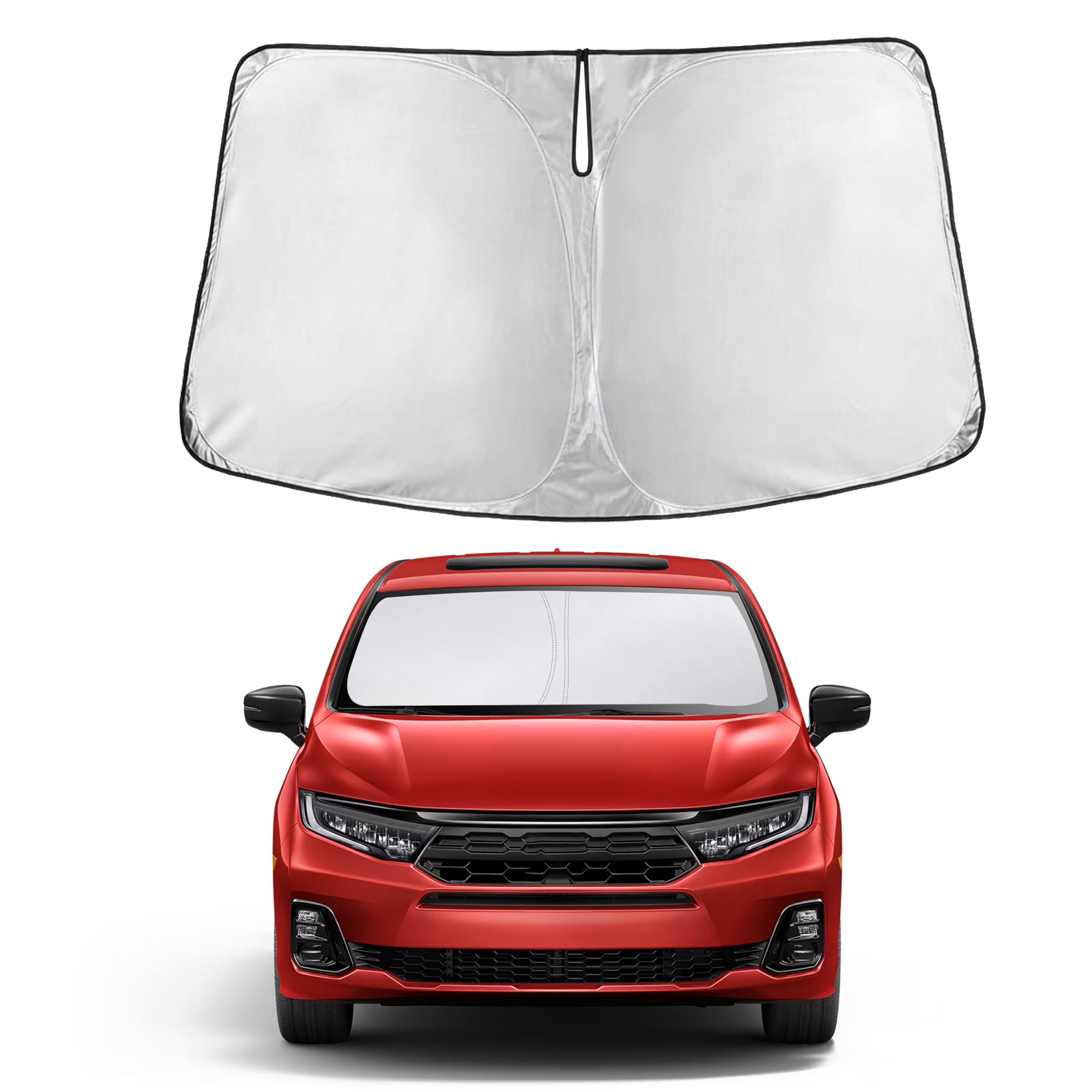 Front Windshield Sun Shade & Car Window Sun Visor