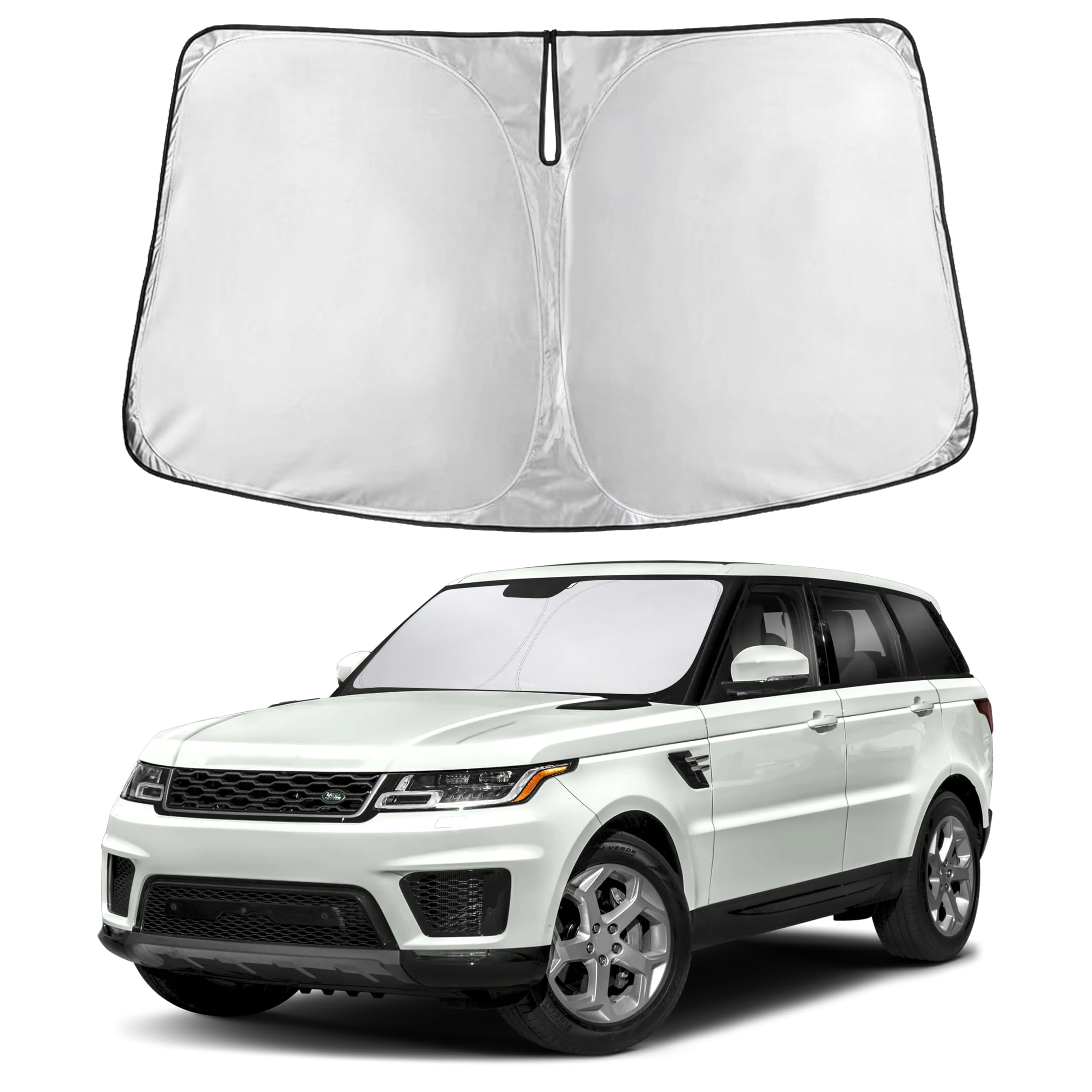 Front Windshield Sun Shade & Car Window Sun Visor