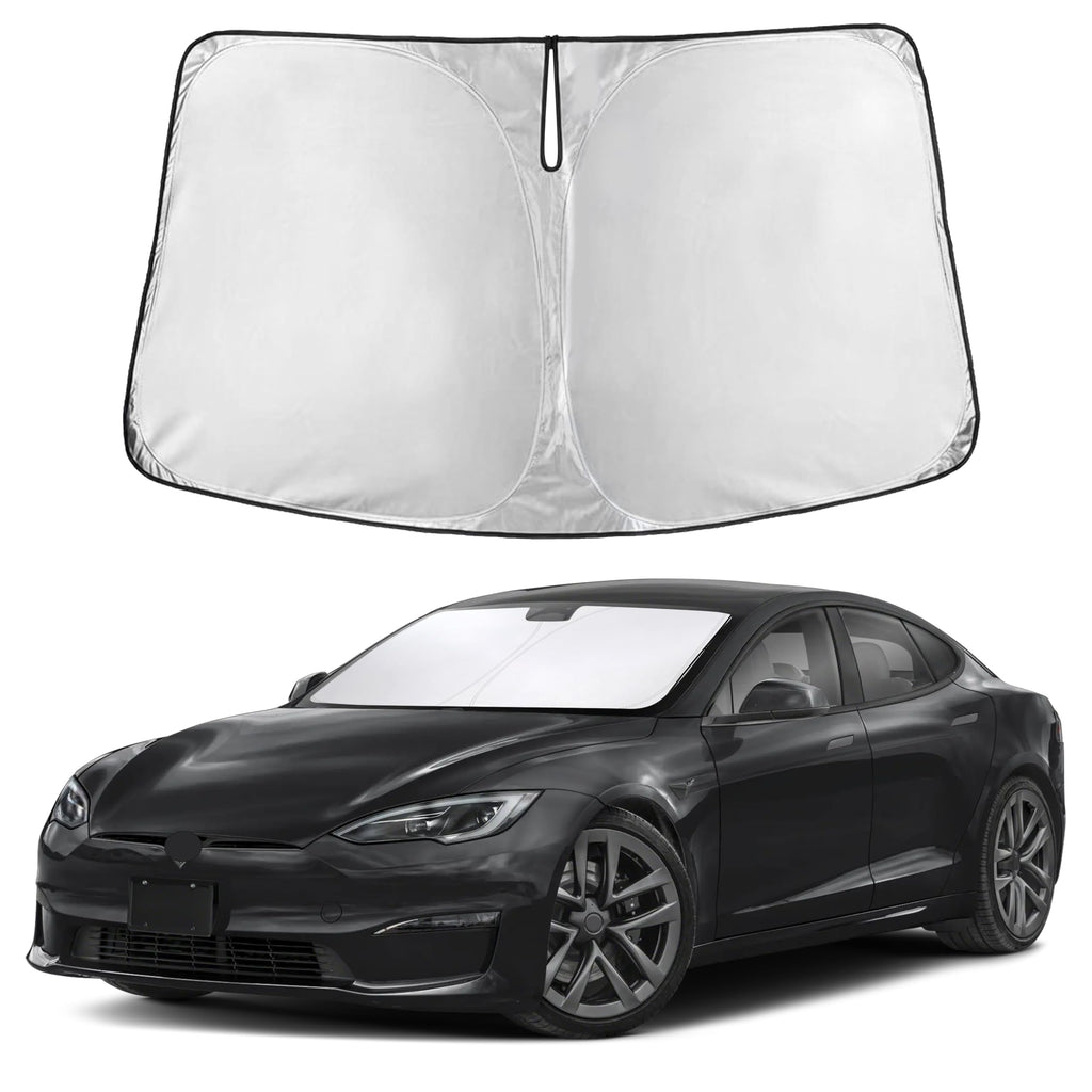 Front Windshield Sun Shade & Car Window Sun Visor