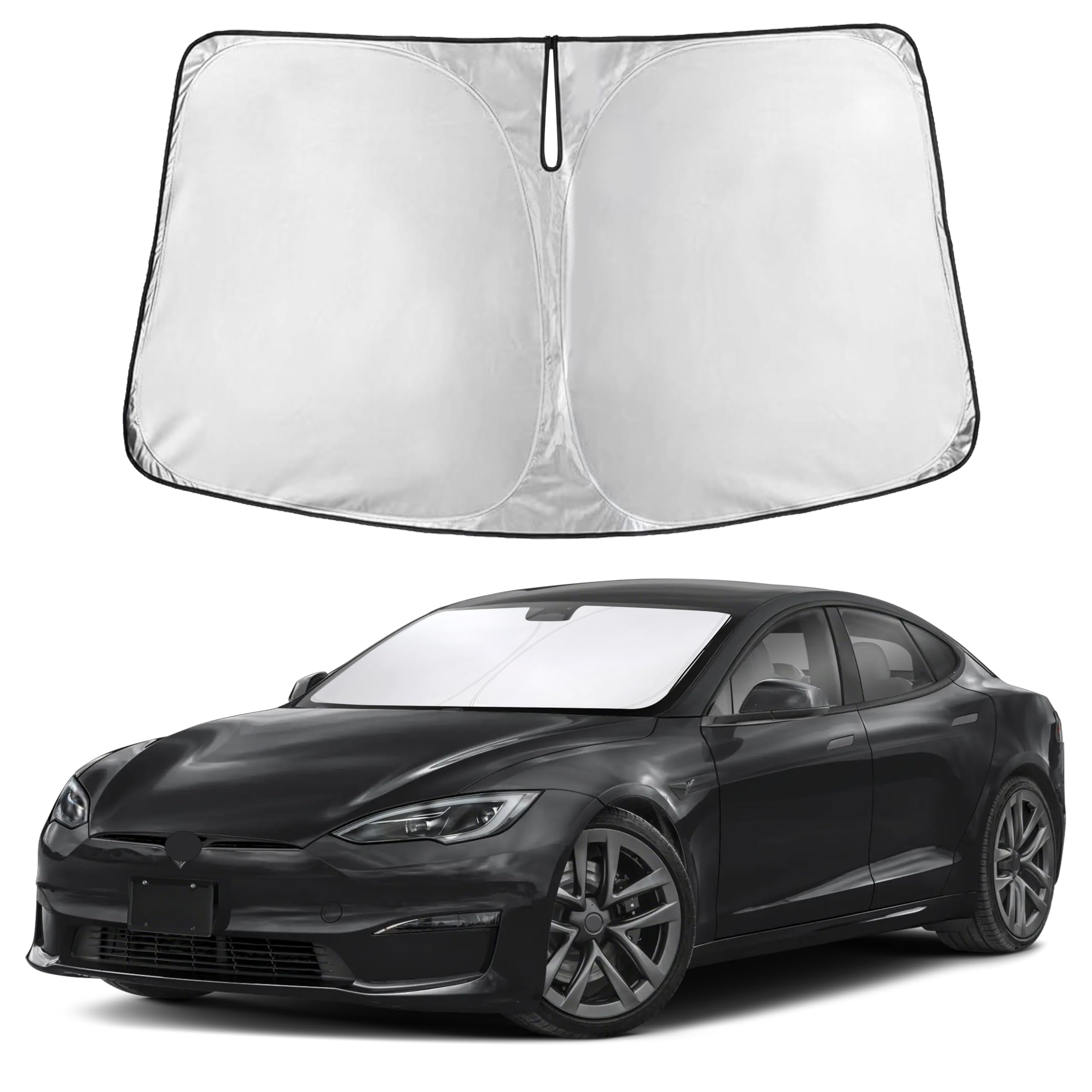 Front Windshield Sun Shade & Car Window Sun Visor
