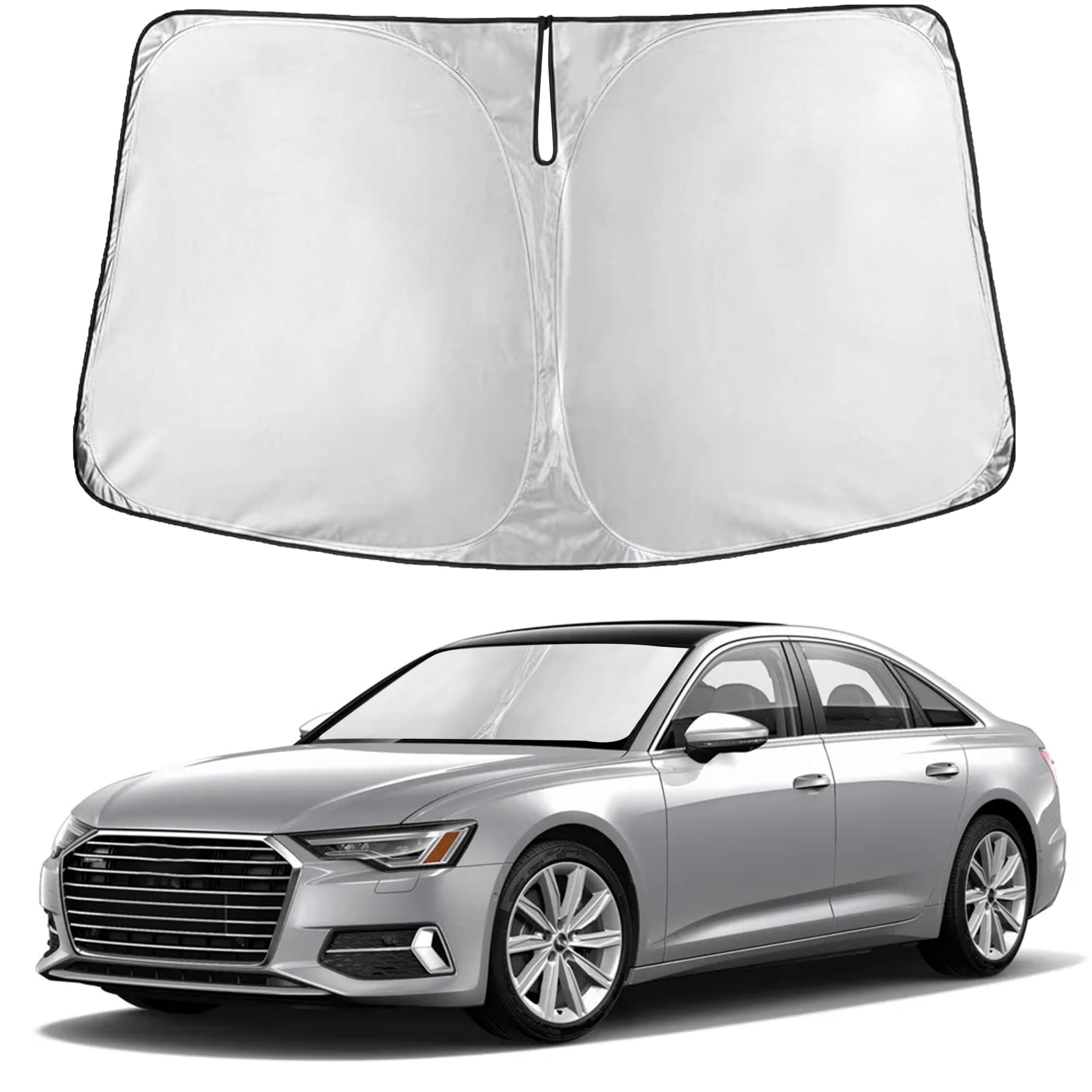 Reflective RV Windshield Sunshade for UV & Heat Protection
