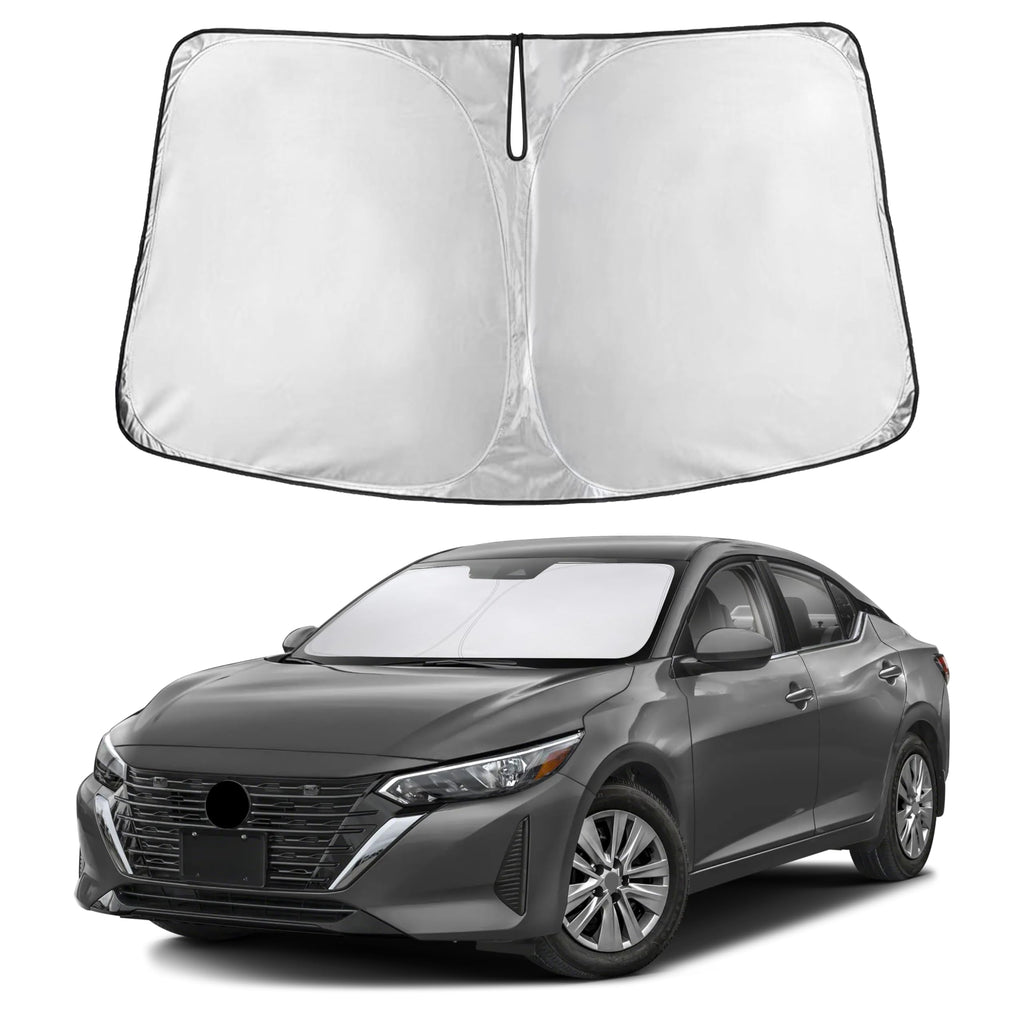 Front Windshield Sun Shade & Car Window Sun Visor