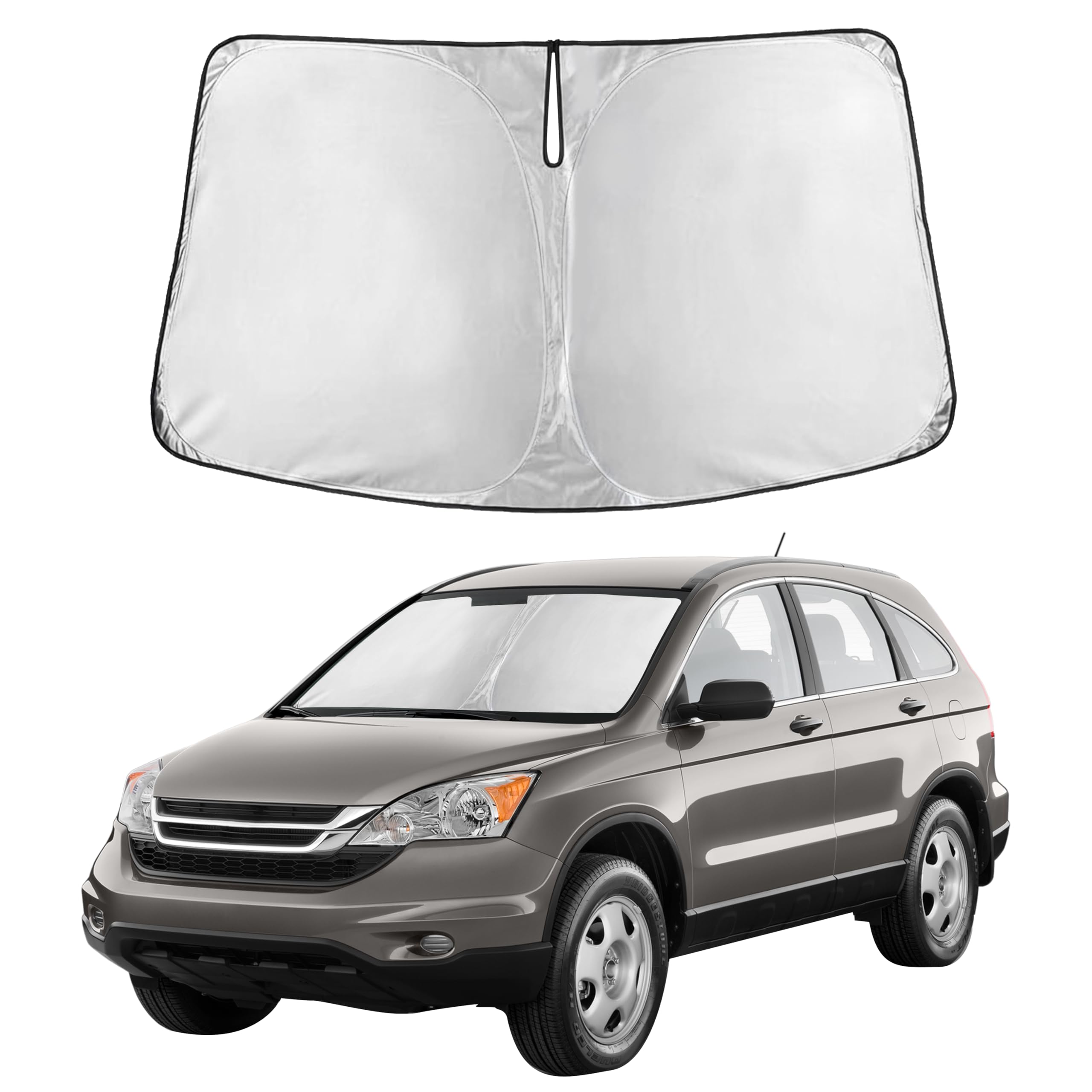 Front Windshield Sun Shade & Car Window Sun Visor