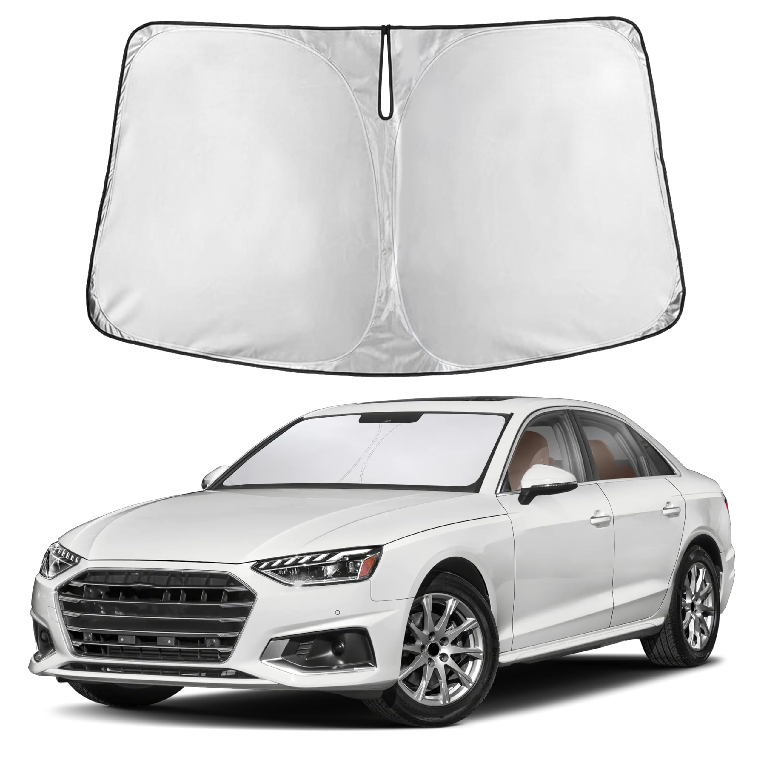 Reflective RV Windshield Sunshade for UV & Heat Protection