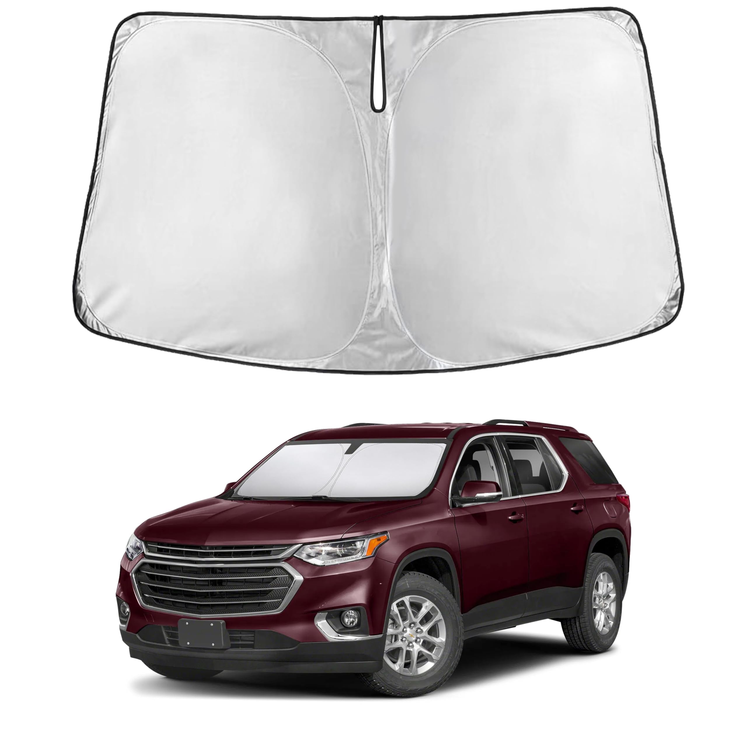 Reflective RV Windshield Sunshade for UV & Heat Protection