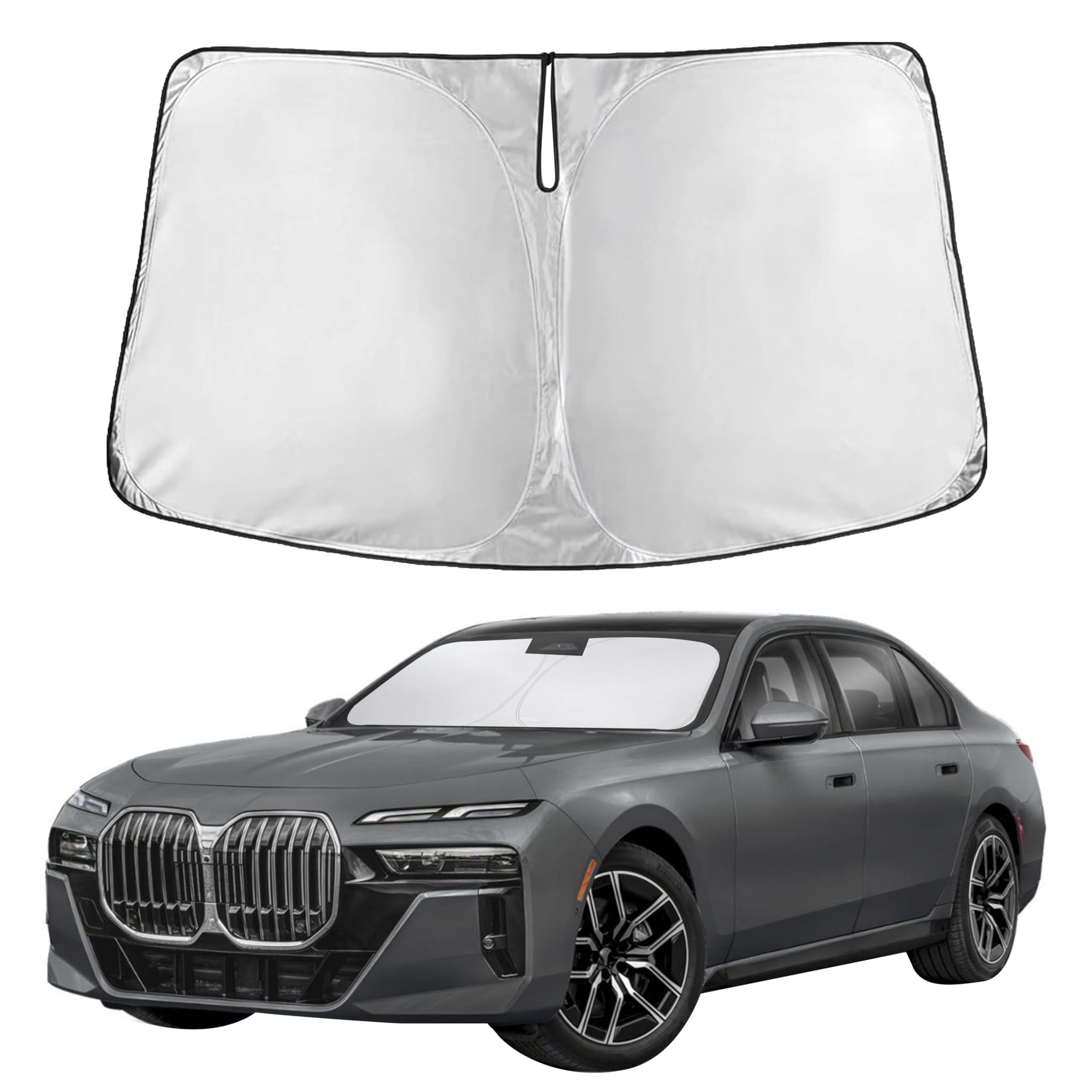 Reflective RV Windshield Sunshade for UV & Heat Protection