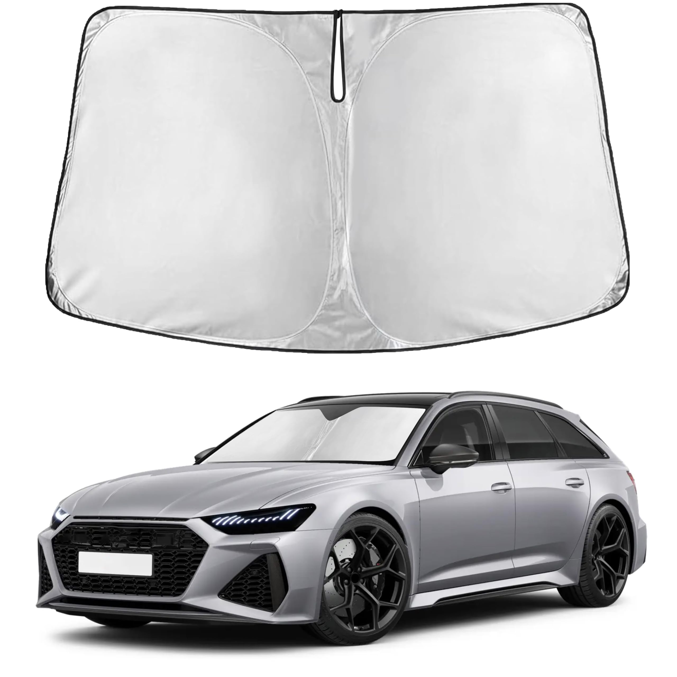 Reflective RV Windshield Sunshade for UV & Heat Protection