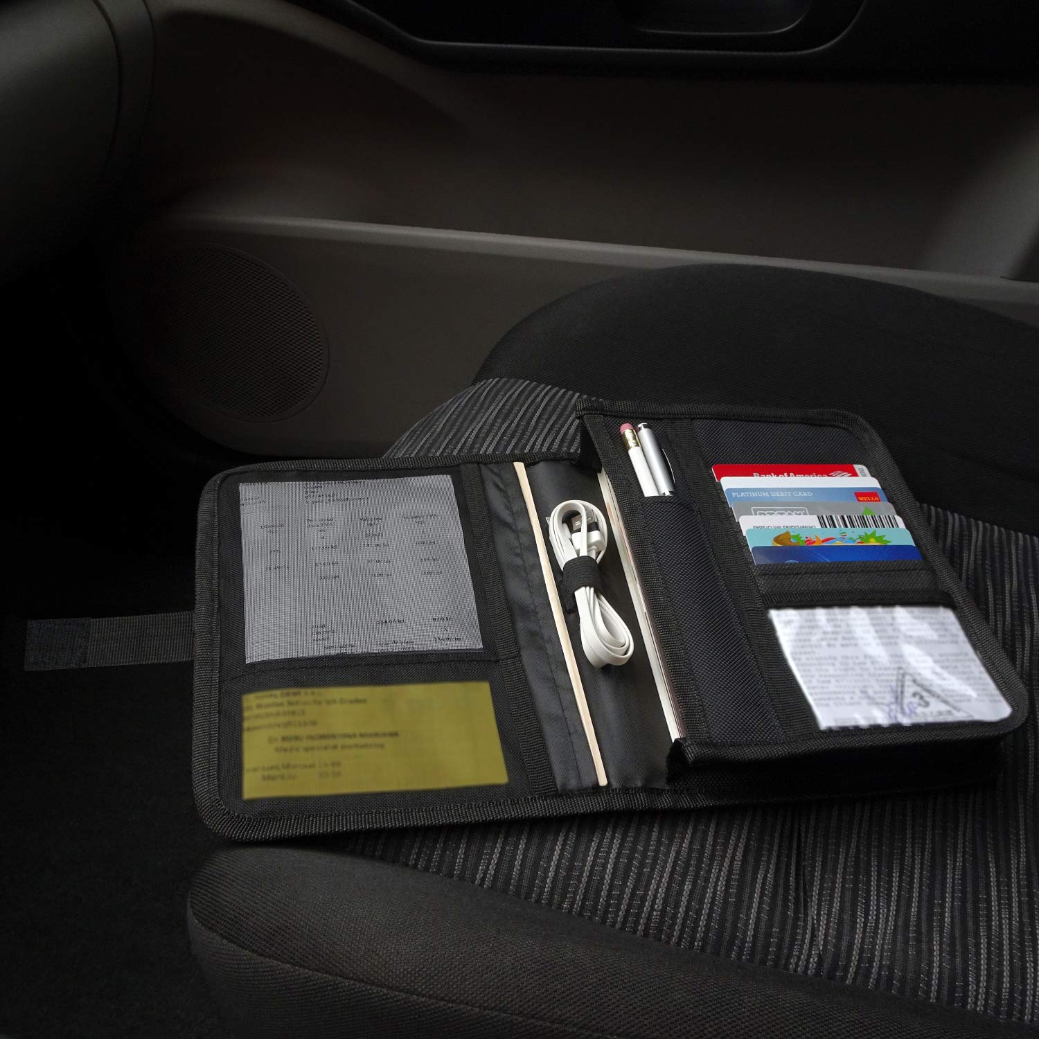 Universal Glove Box Organizer for Car Interior Storage