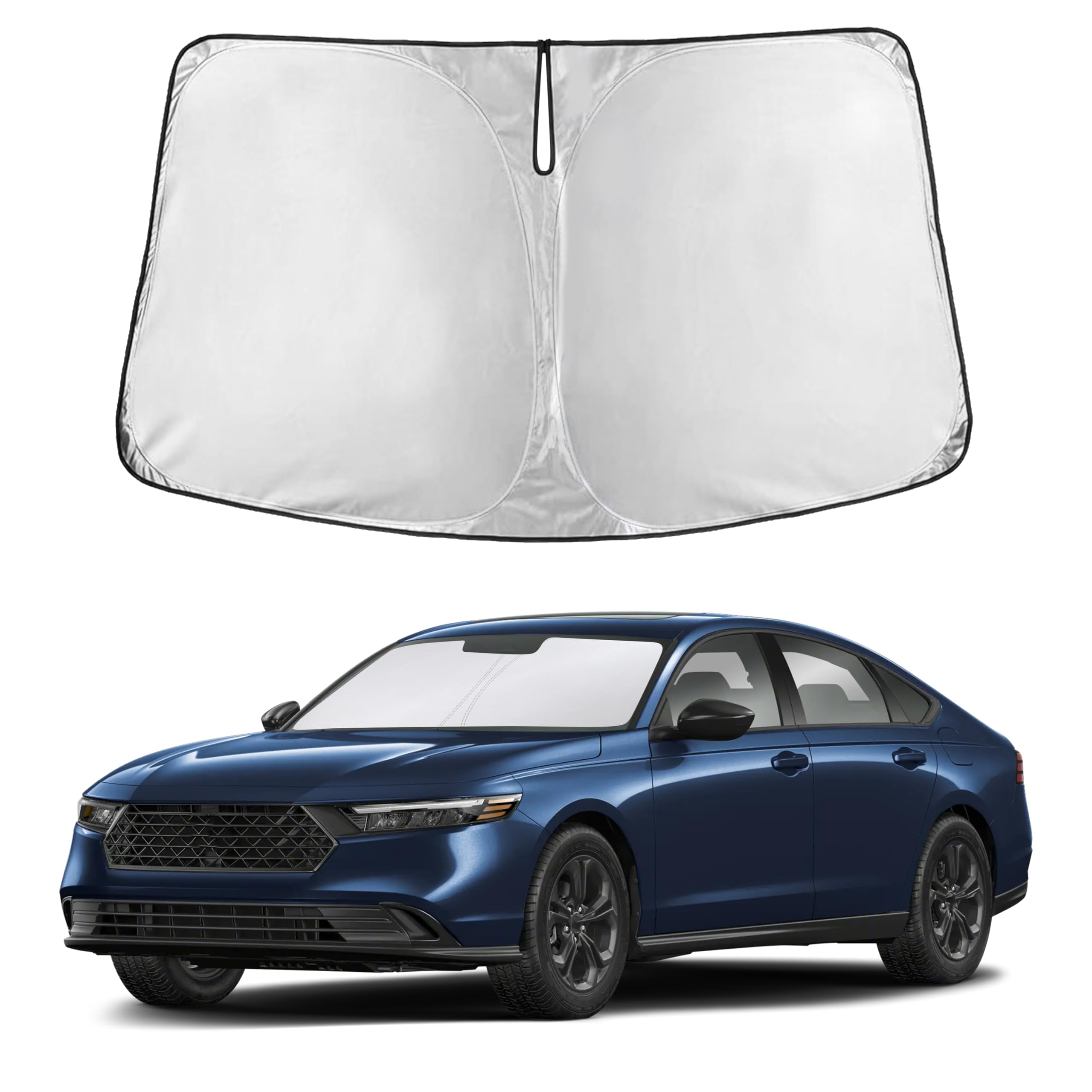 Front Windshield Sun Shade & Car Window Sun Visor