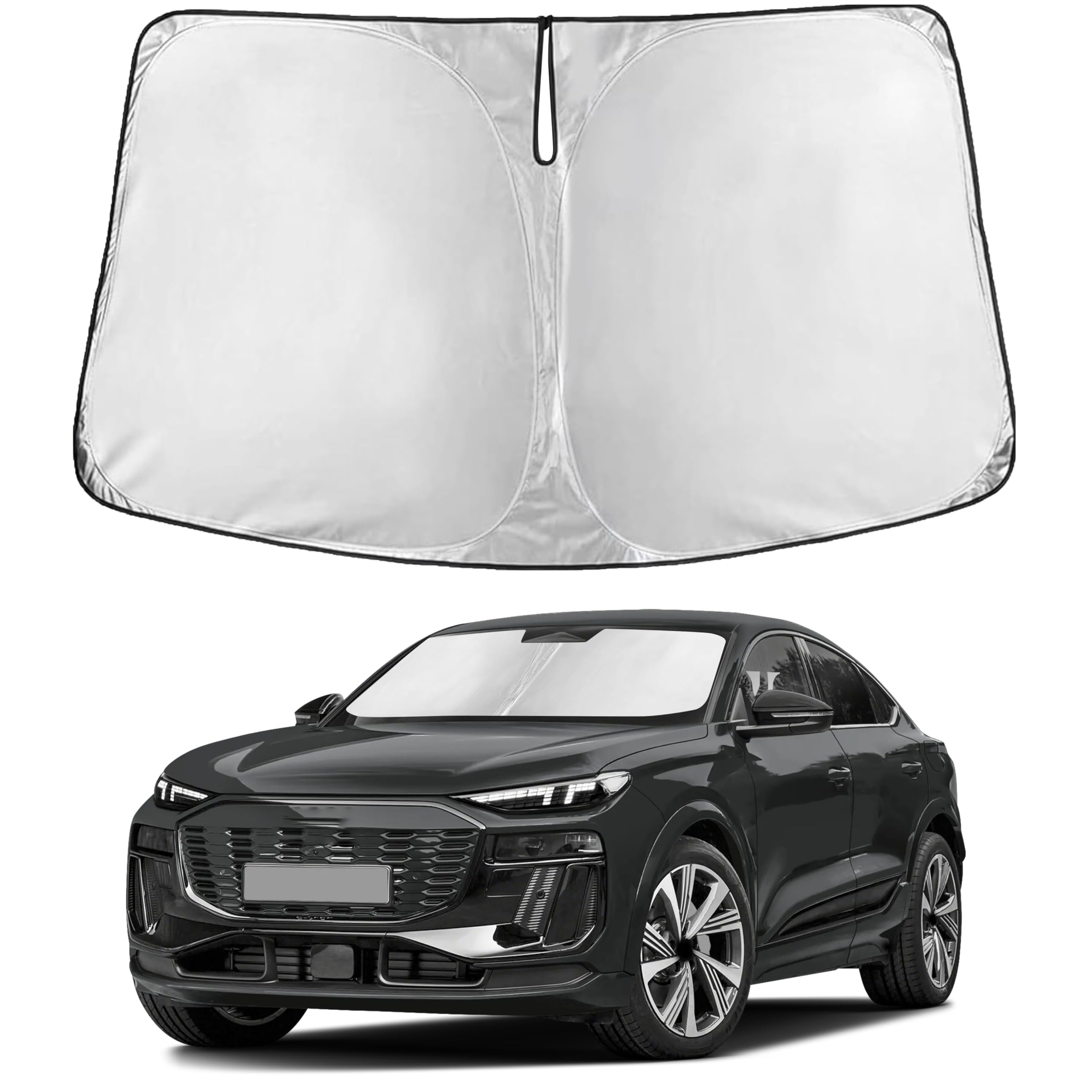 Reflective RV Windshield Sunshade for UV & Heat Protection