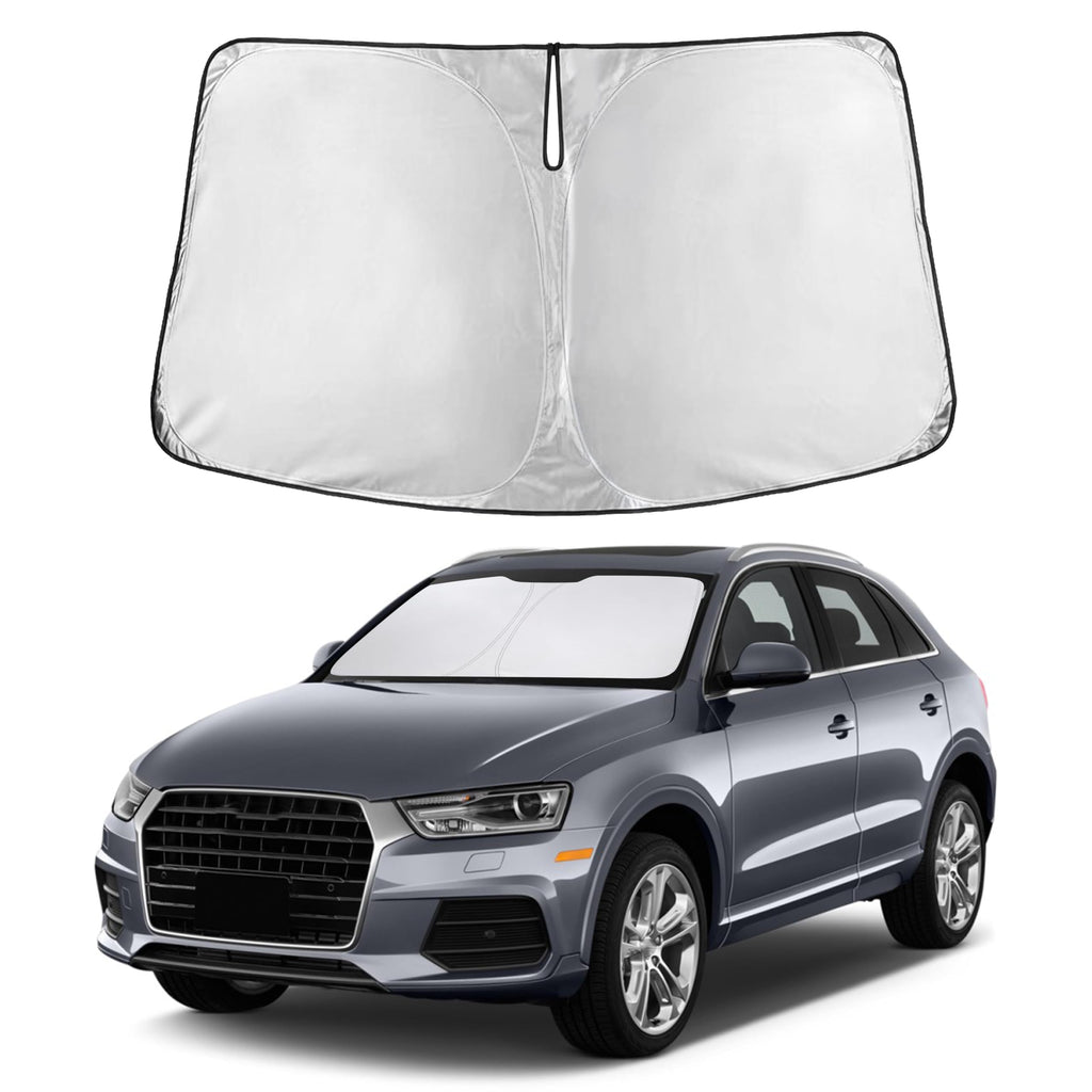 Front Windshield Sun Shade & Car Window Sun Visor